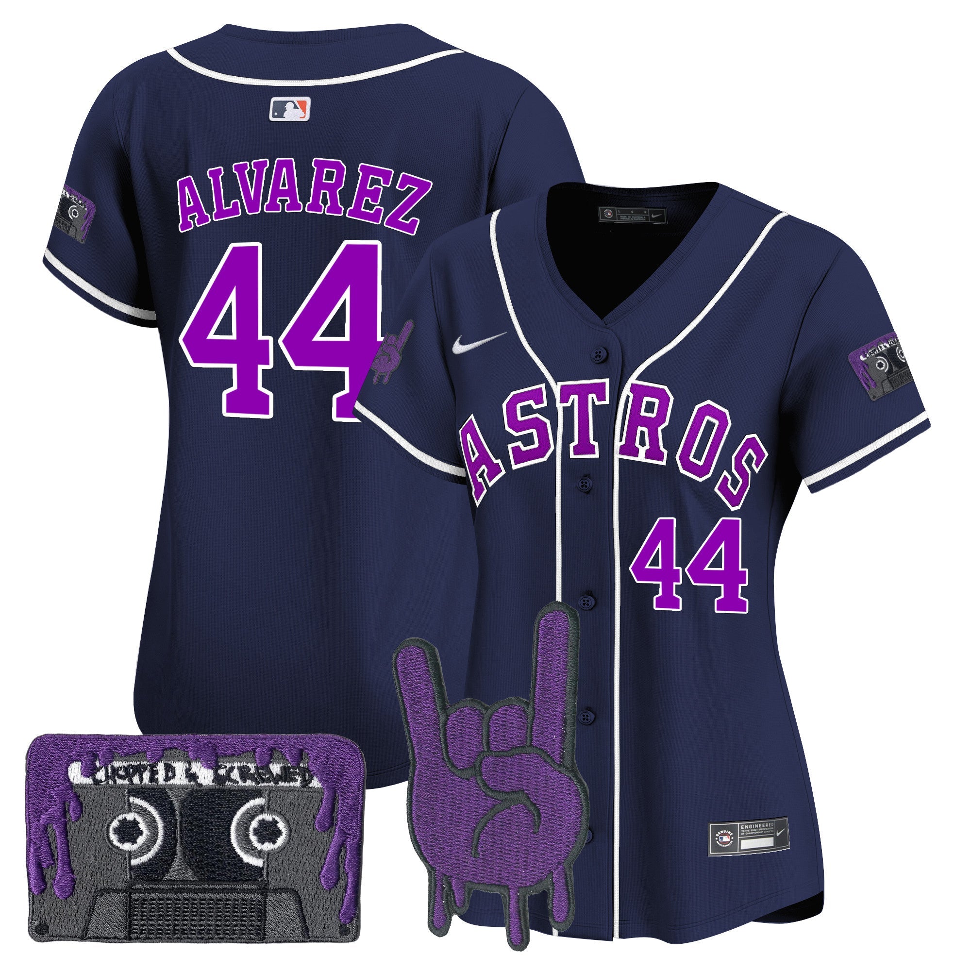 Women’s Houston DJ Screw Patch Vapor Premier Limited Jersey