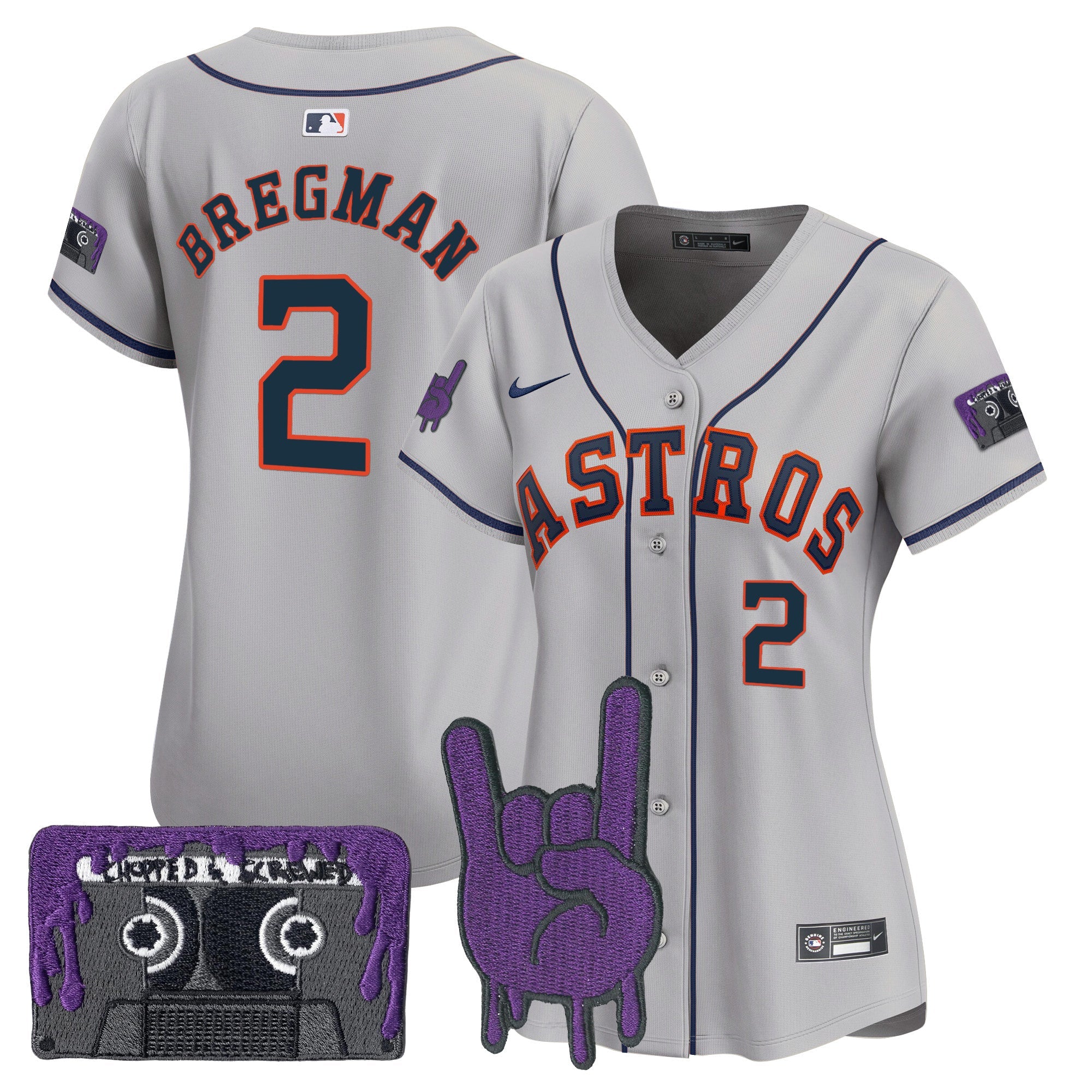 Women’s Houston DJ Screw Patch Vapor Premier Limited Jersey