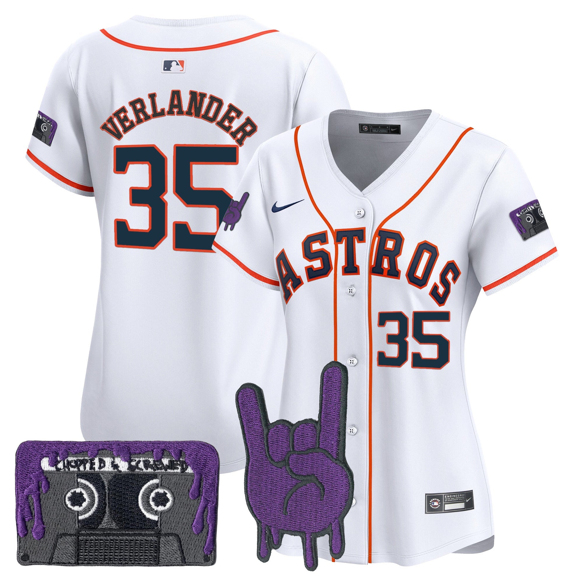 Women’s Houston DJ Screw Patch Vapor Premier Limited Jersey