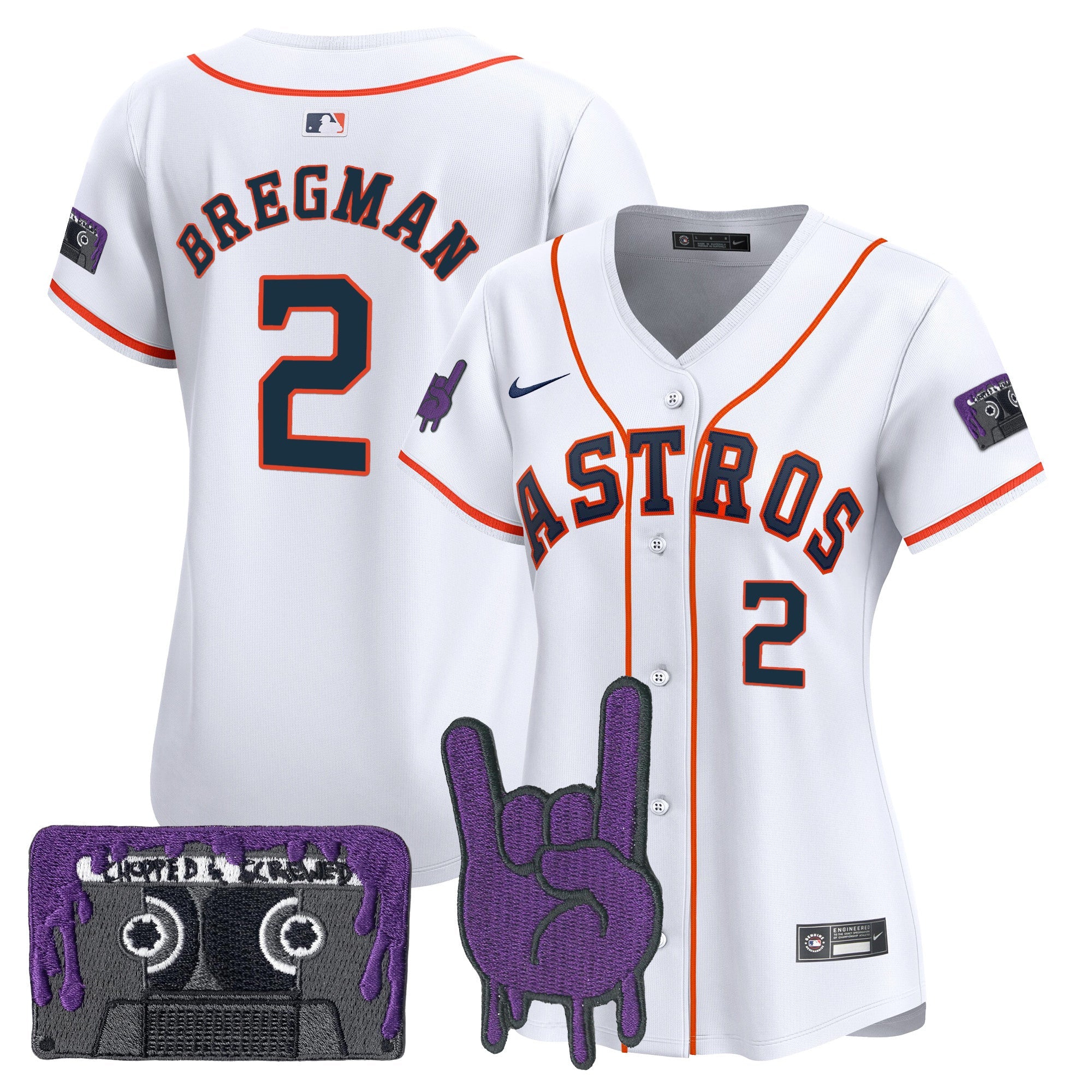 Women’s Houston DJ Screw Patch Vapor Premier Limited Jersey