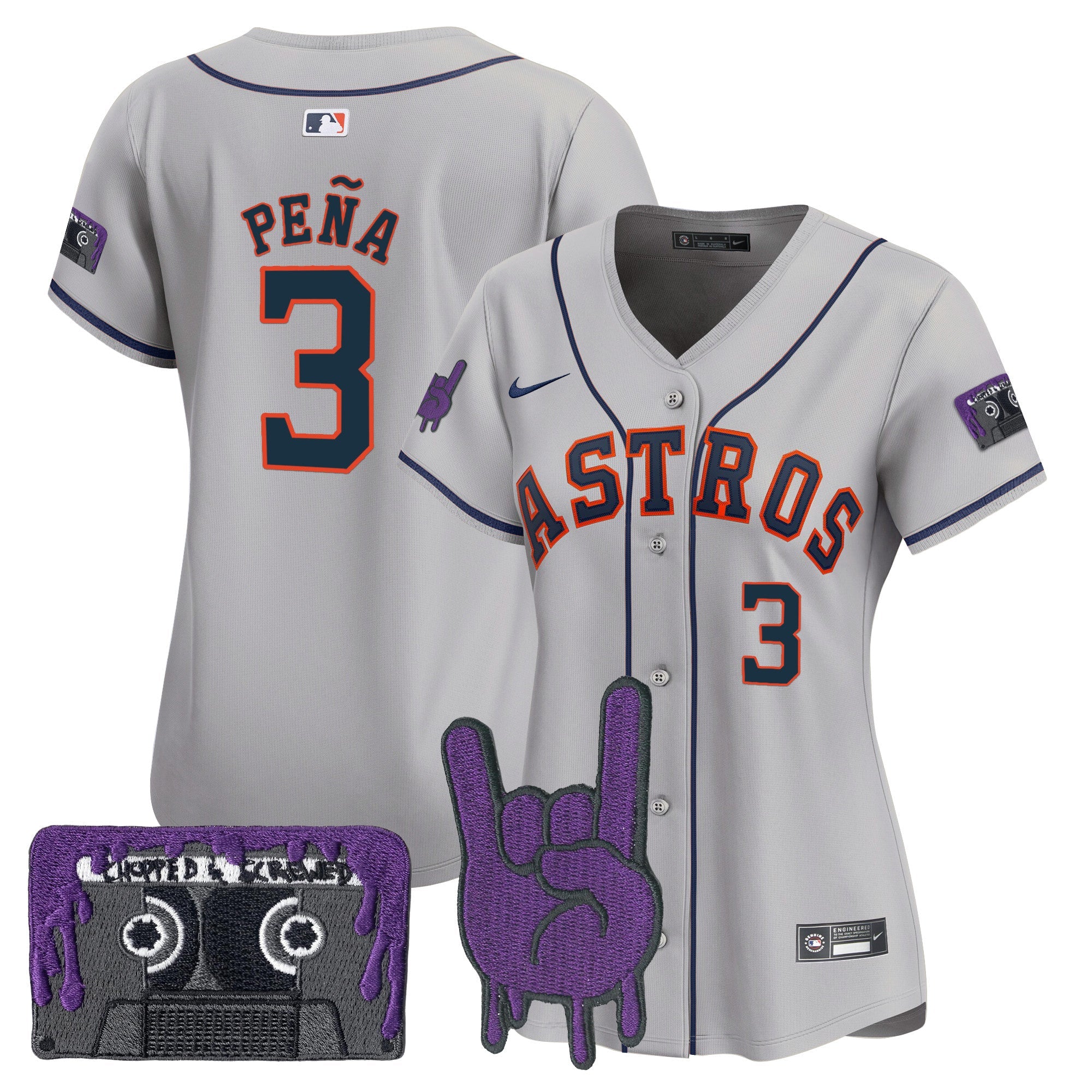 Women’s Houston DJ Screw Patch Vapor Premier Limited Jersey