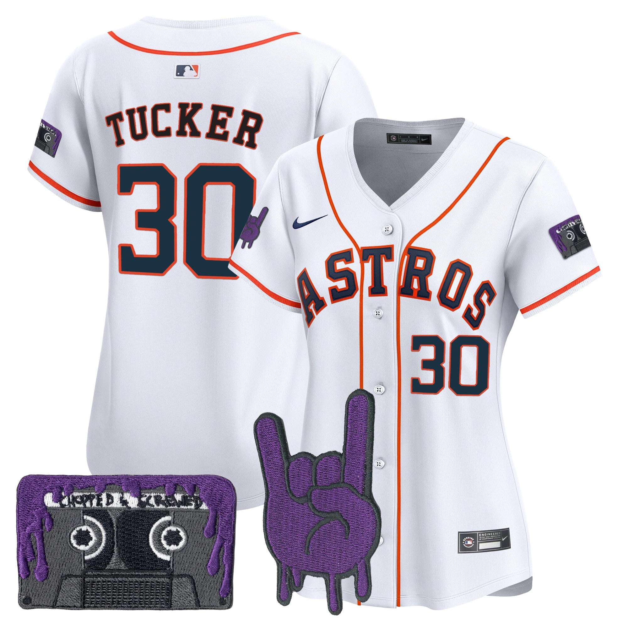 Women’s Houston DJ Screw Patch Vapor Premier Limited Jersey