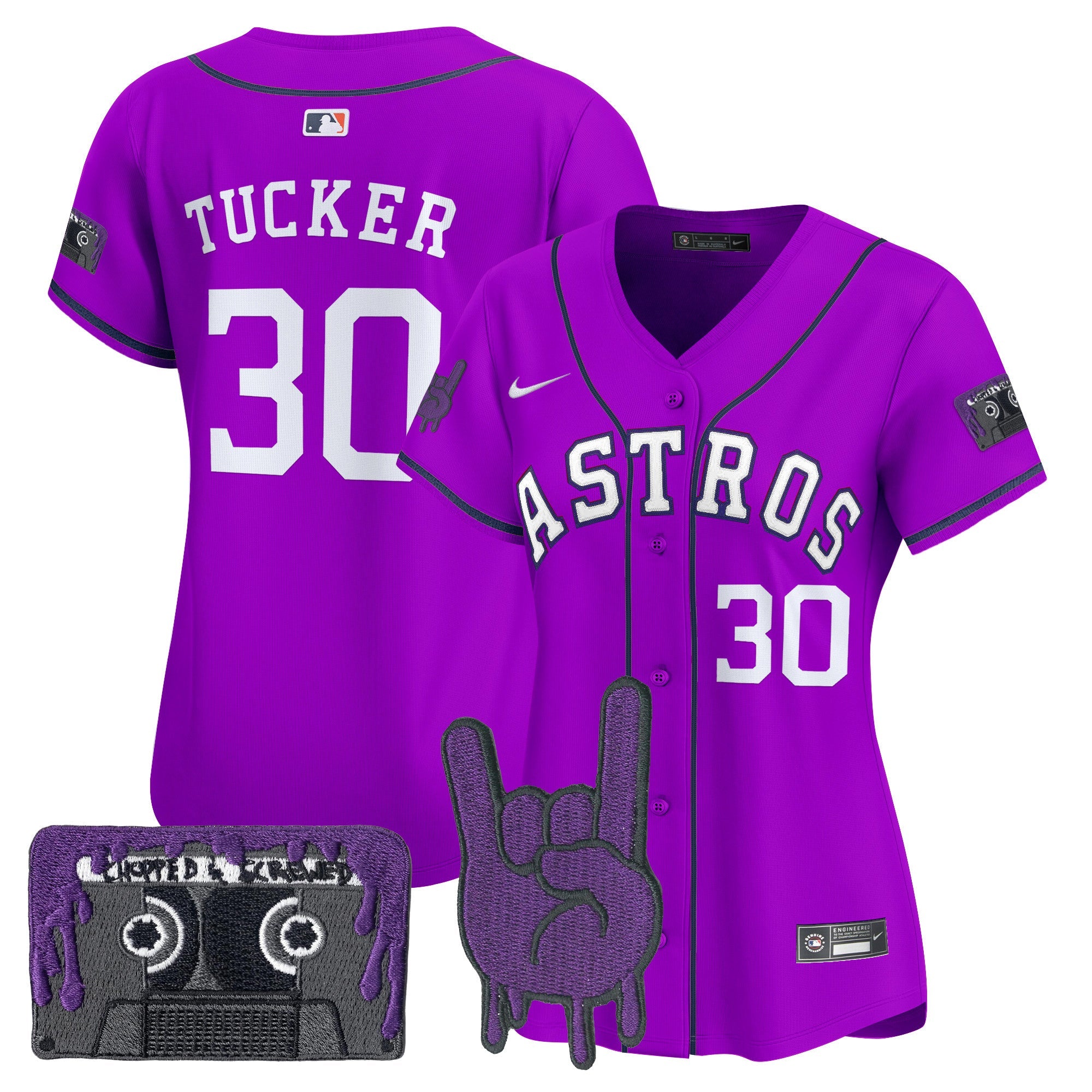 Women’s Houston DJ Screw Patch Vapor Premier Limited Jersey
