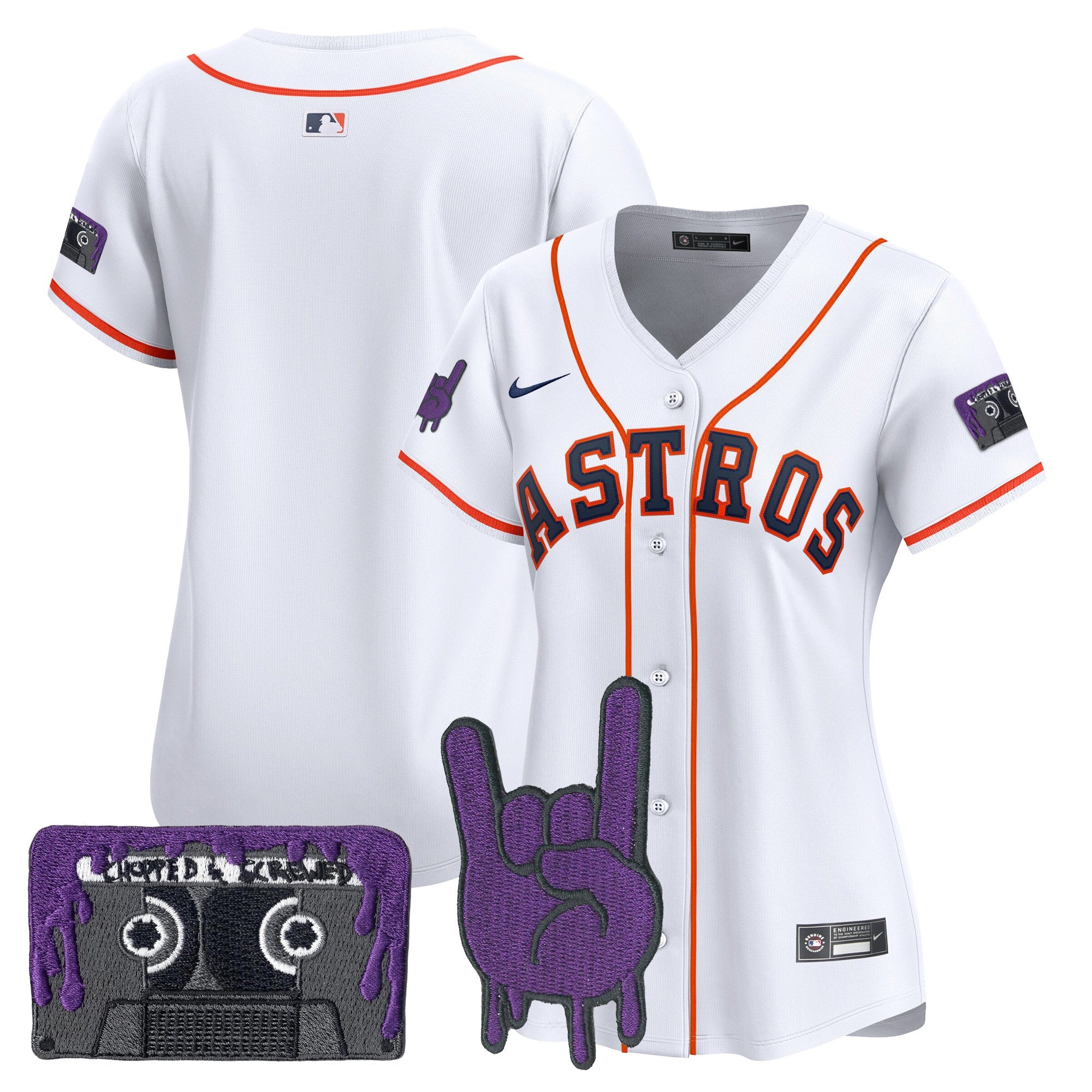 Women’s Houston DJ Screw Patch Vapor Premier Limited Jersey