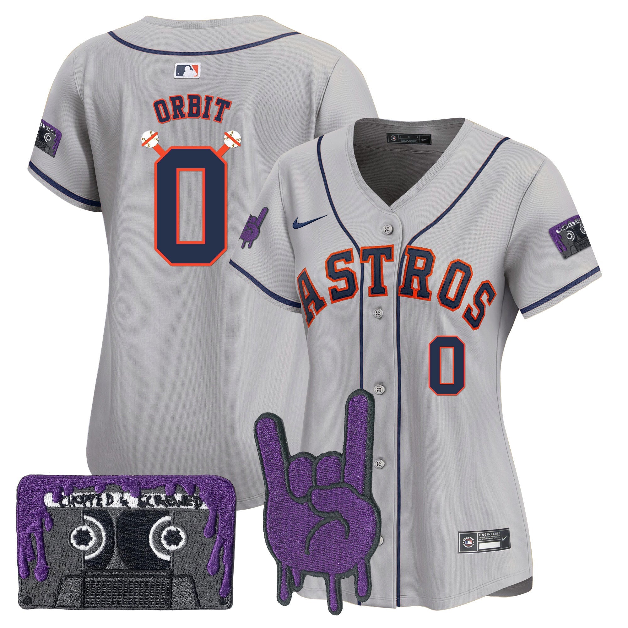 Women’s Houston DJ Screw Patch Vapor Premier Limited Jersey