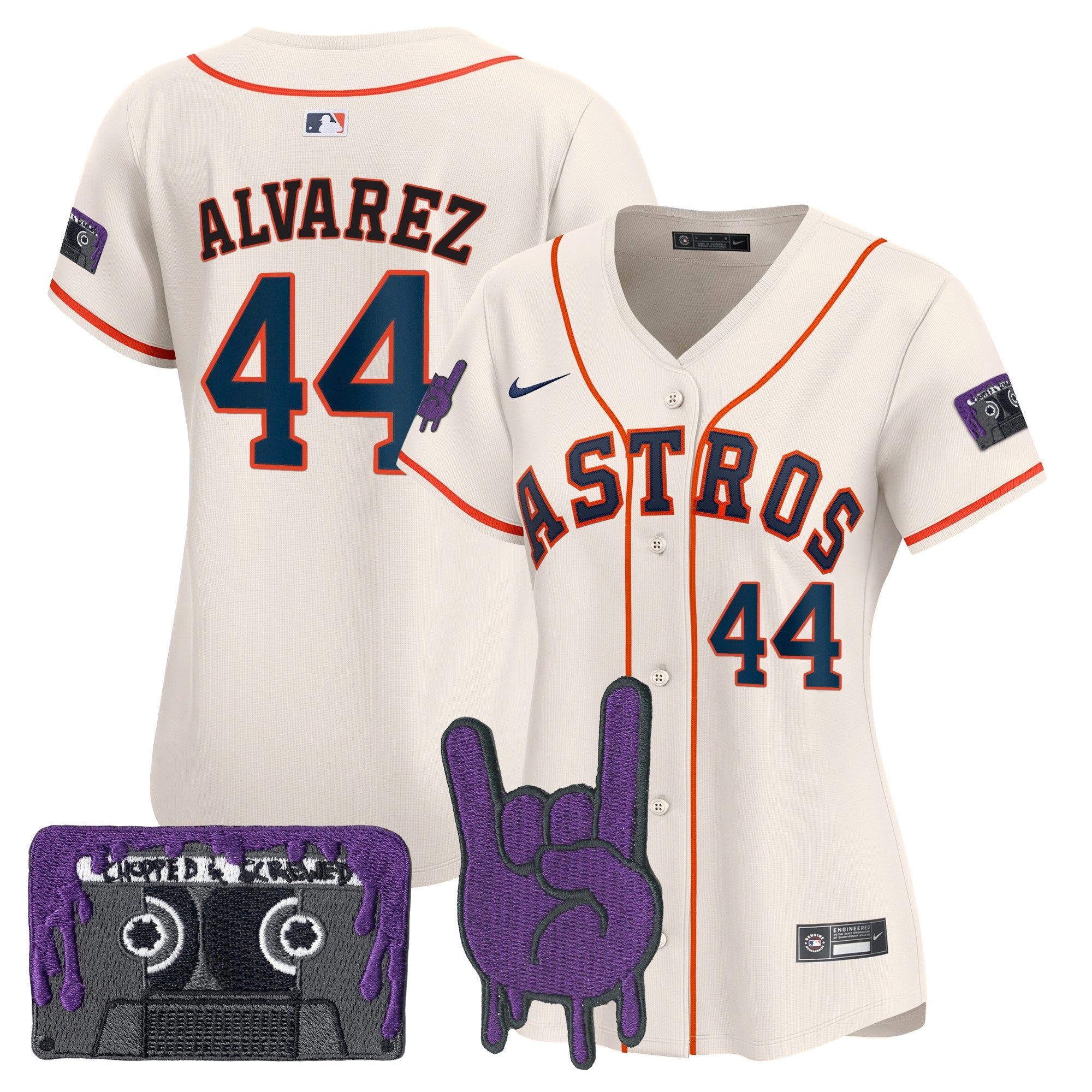 Women’s Houston DJ Screw Patch Vapor Premier Limited Jersey