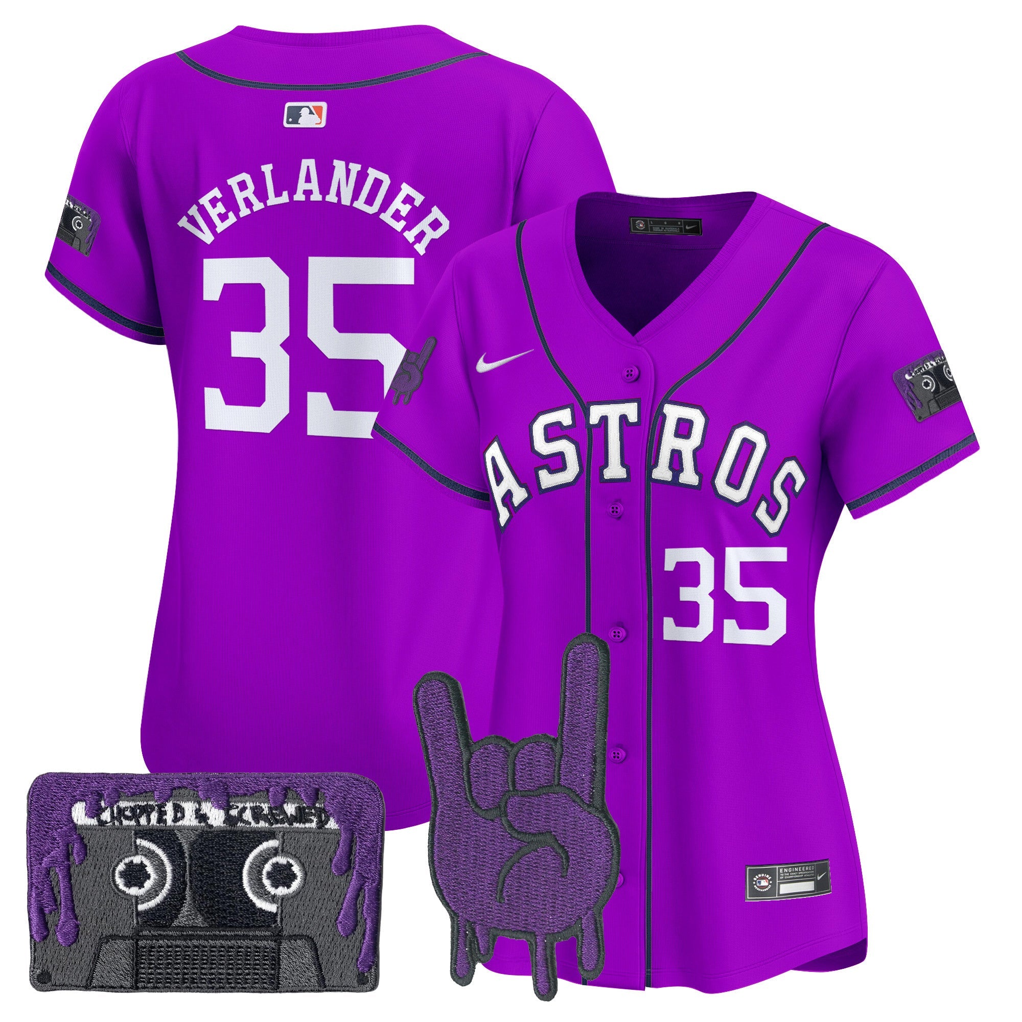 Women’s Houston DJ Screw Patch Vapor Premier Limited Jersey