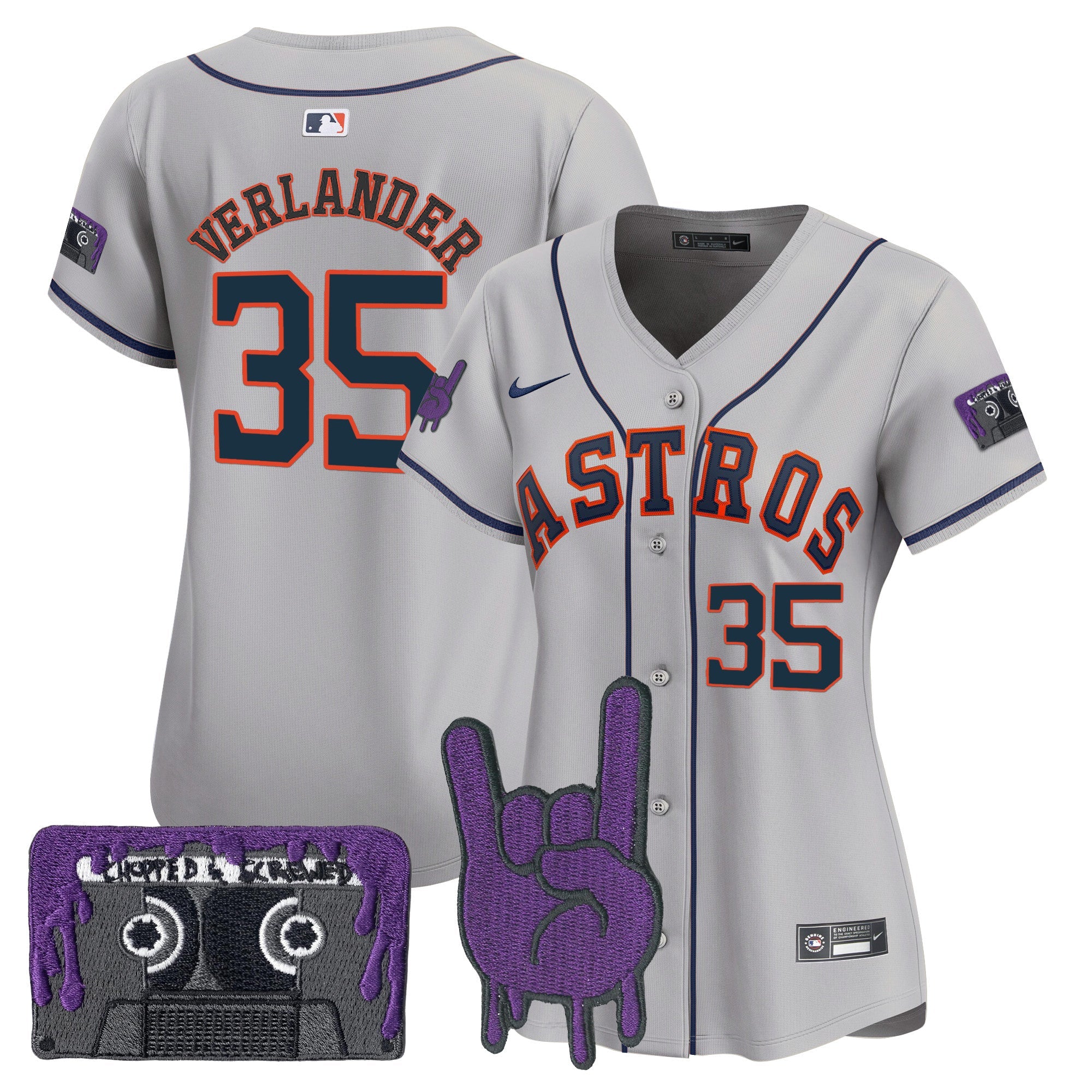 Women’s Houston DJ Screw Patch Vapor Premier Limited Jersey