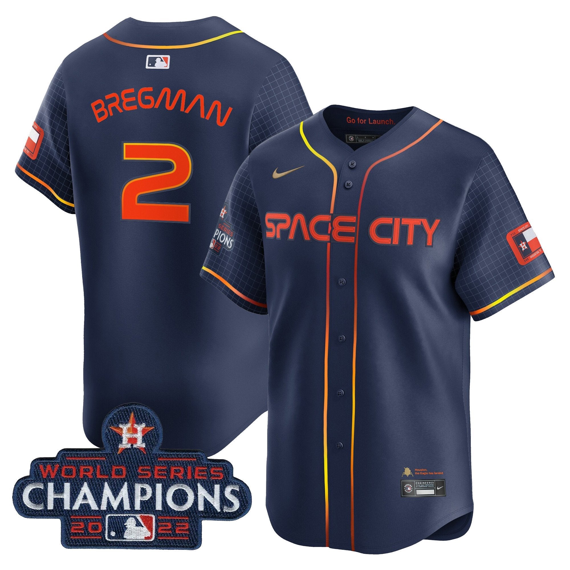 Houston Space City 2022 World Series Champions Vapor Premier Limited Jersey