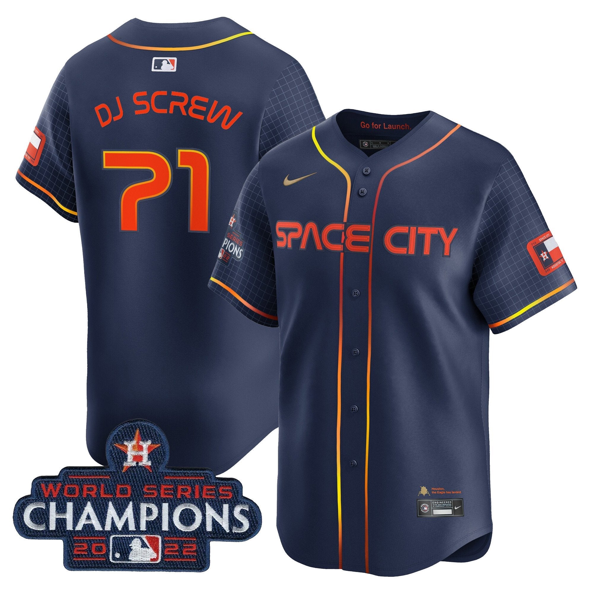 Houston Space City 2022 World Series Champions Vapor Premier Limited Jersey
