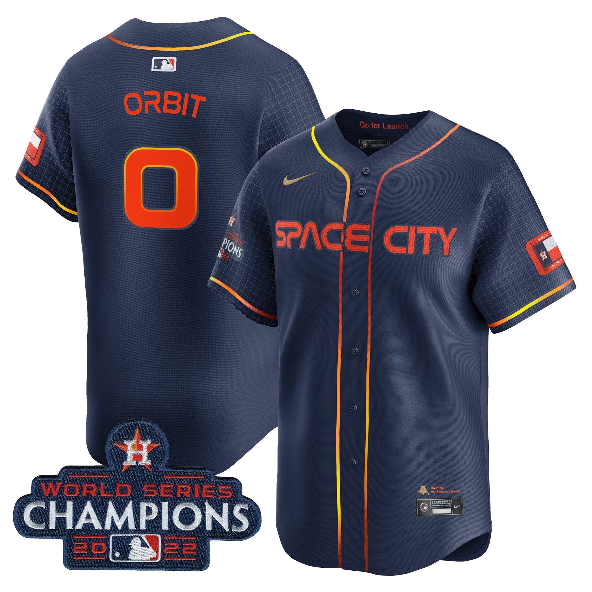 Houston Space City 2022 World Series Champions Vapor Premier Limited Jersey
