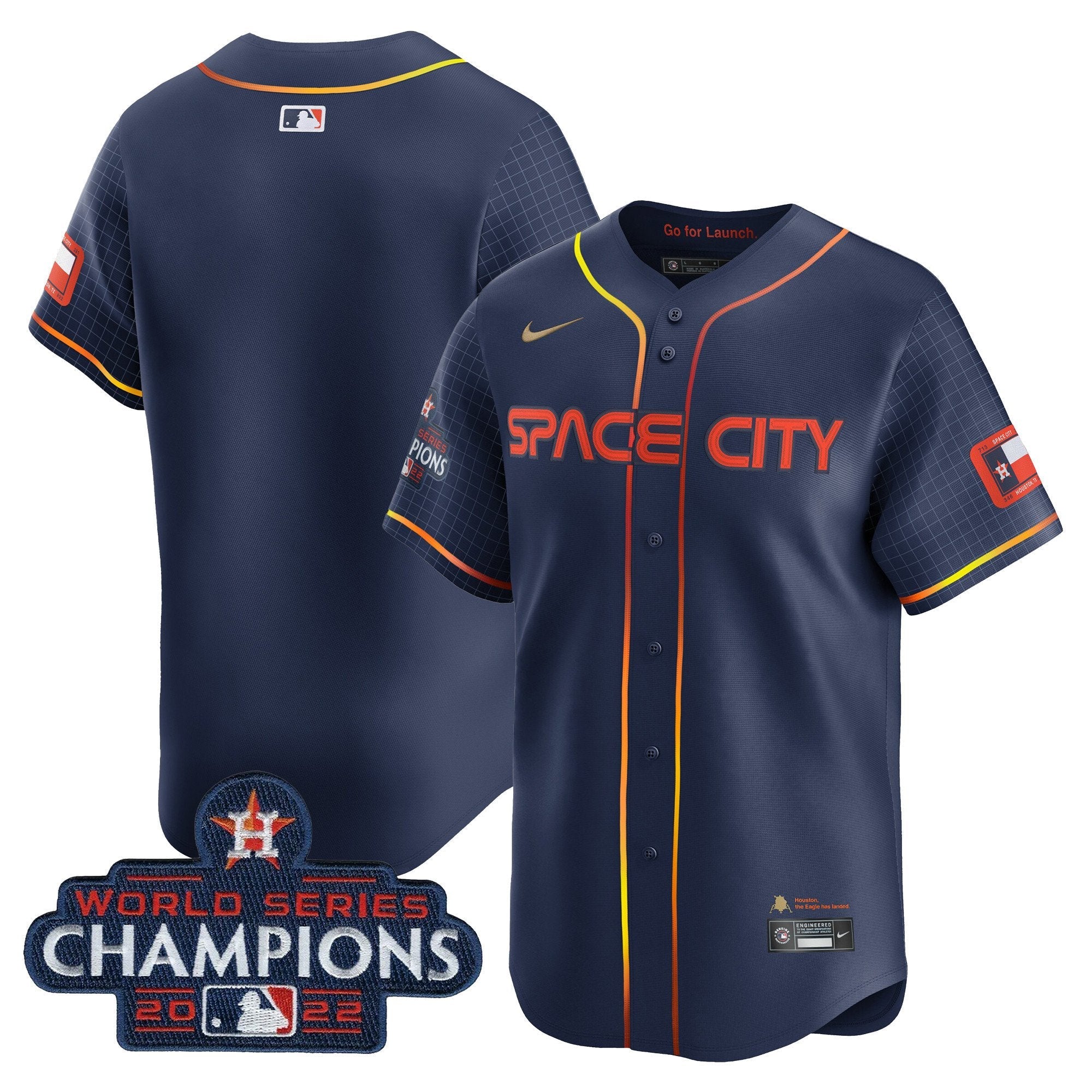 Houston Space City 2022 World Series Champions Vapor Premier Limited Jersey