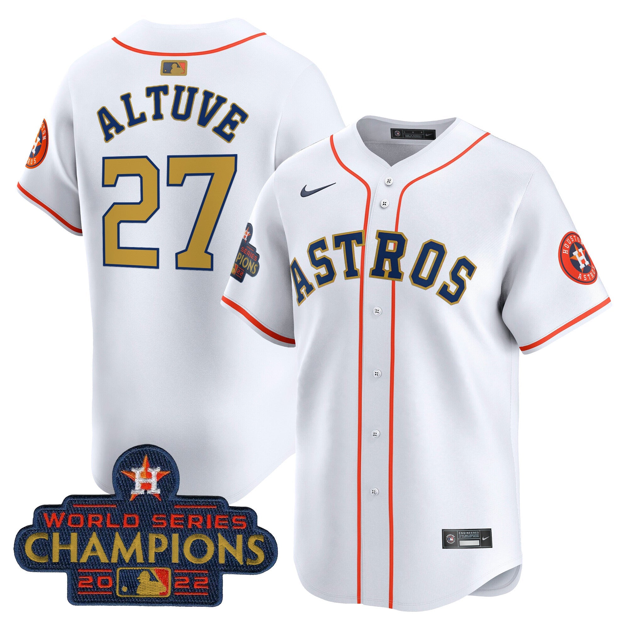 Houston 2022 World Series Champions Vapor Premier Limited Jersey