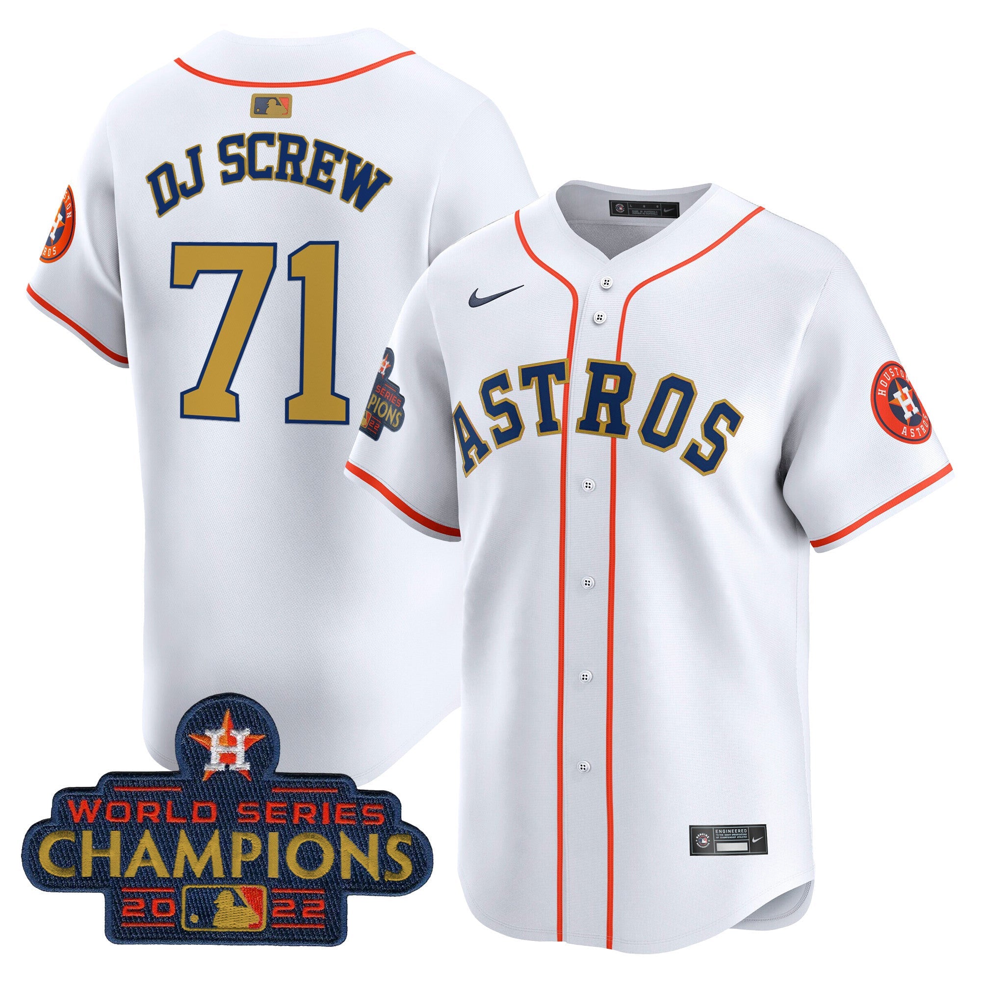 Houston 2022 World Series Champions Vapor Premier Limited Jersey