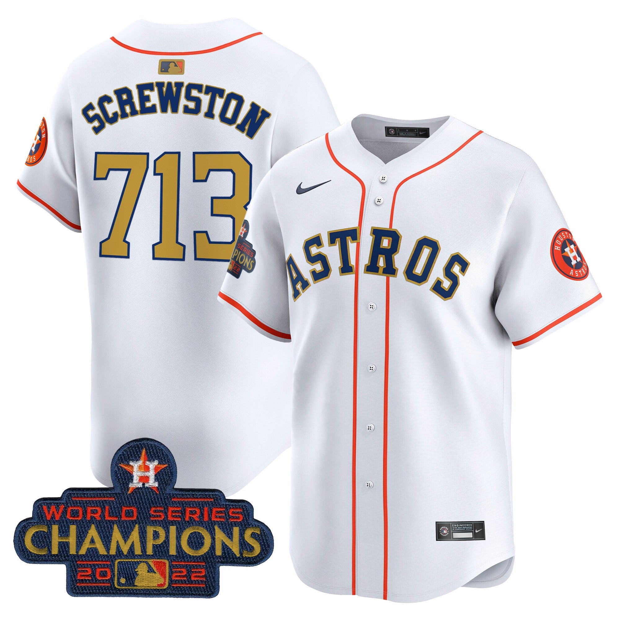 Houston 2022 World Series Champions Vapor Premier Limited Jersey