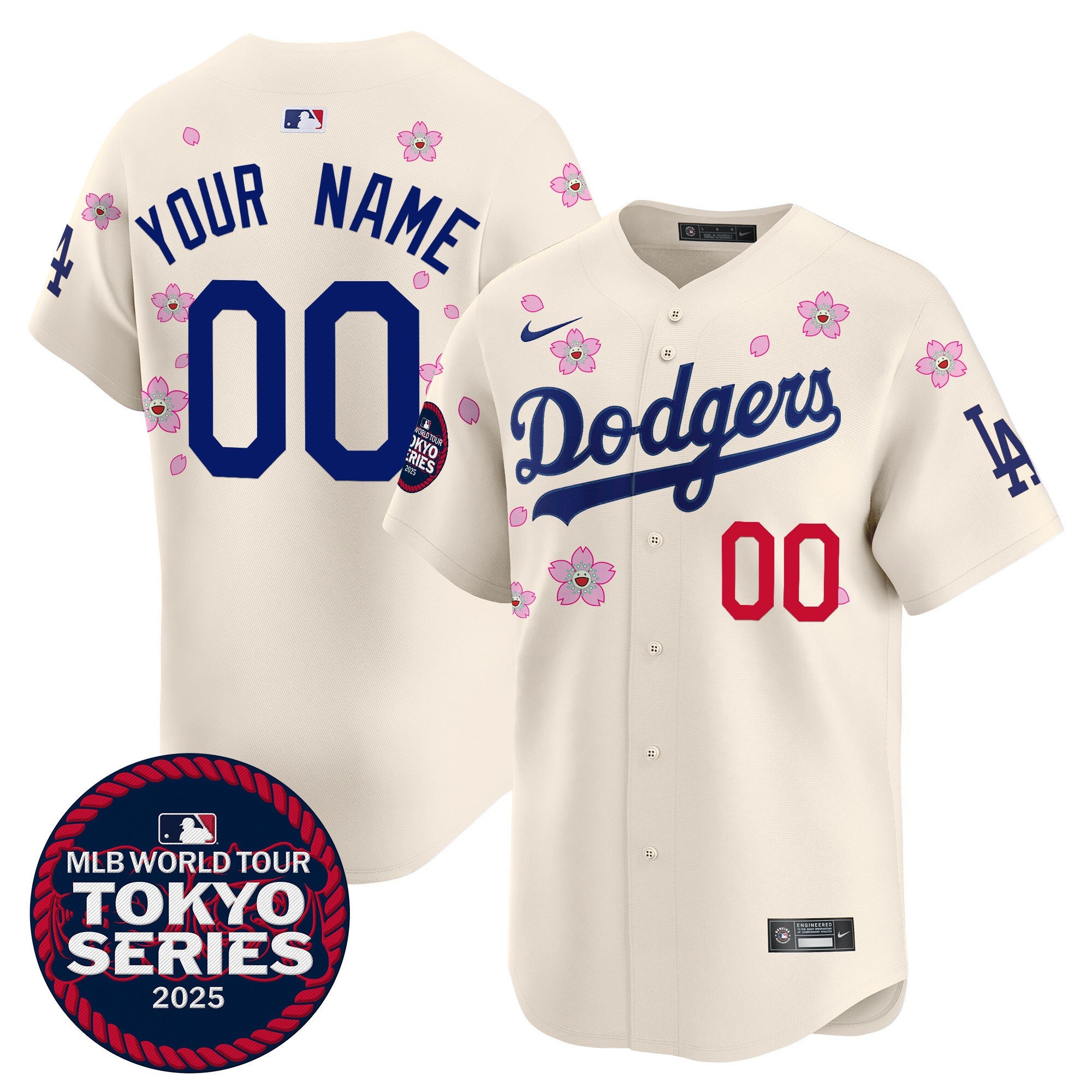 Tokyo Series 2025 Vapor Premier Limited Custom Jersey – Stitched