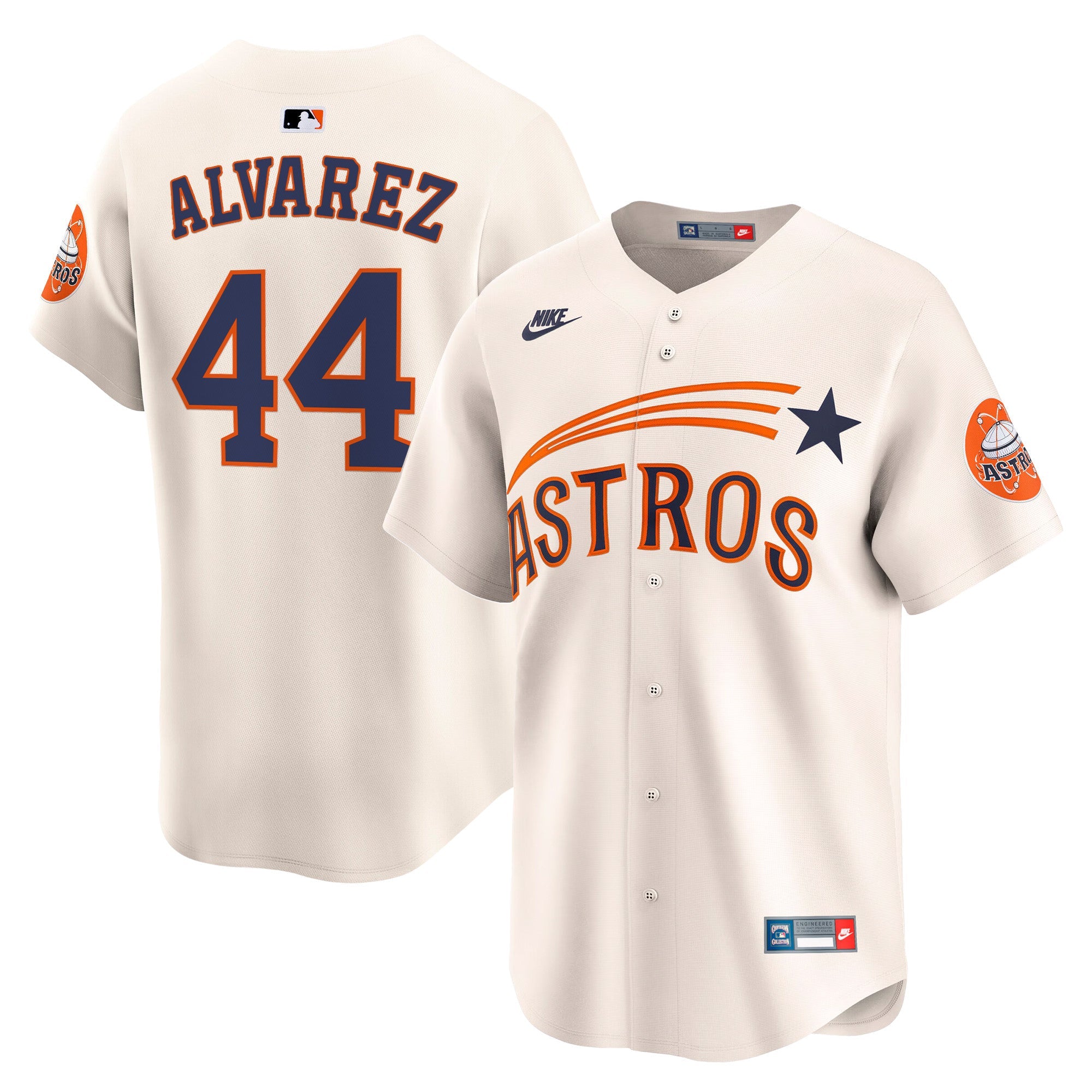 Men’s Houston Throwback Cooperstown Vapor Premier Limited Jersey