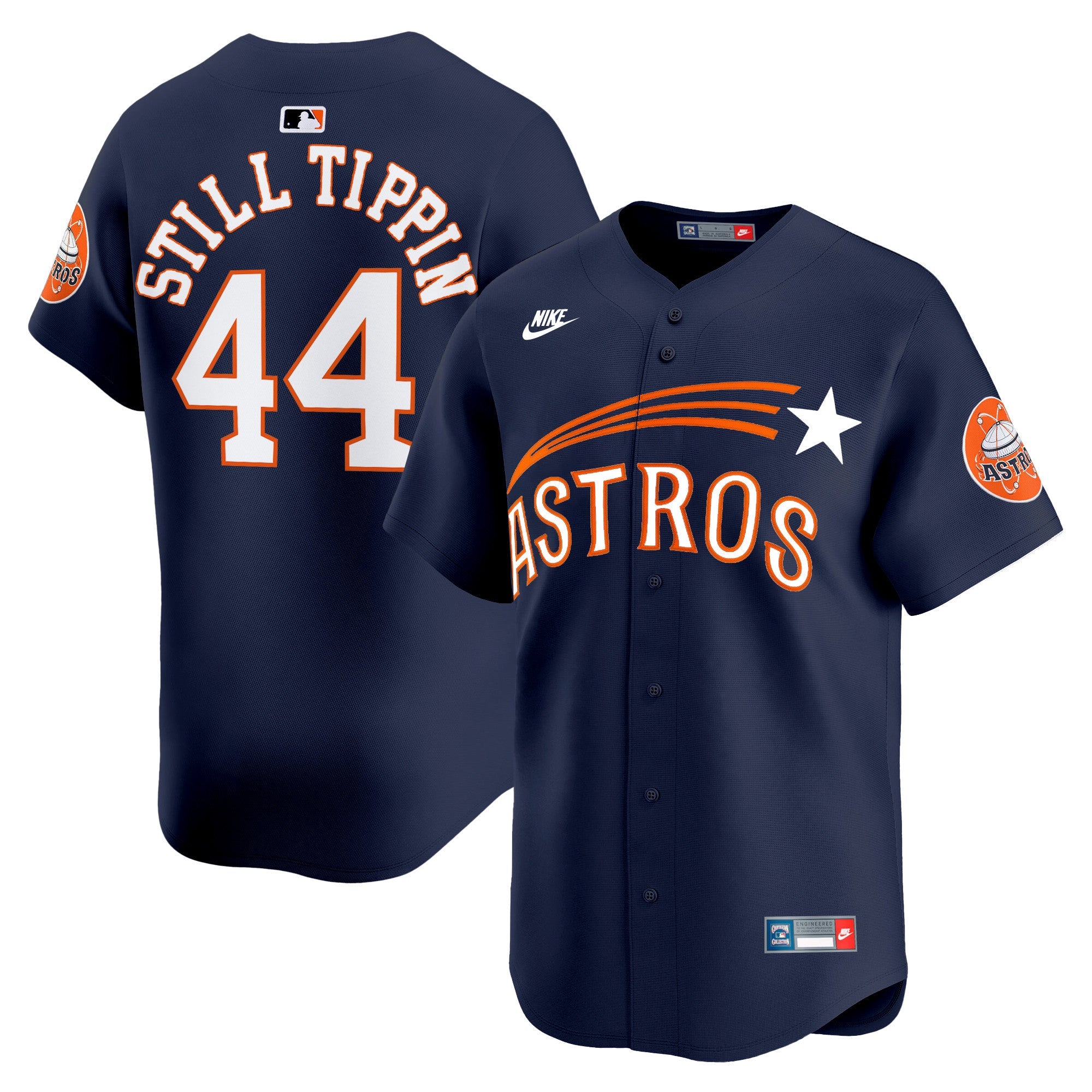 Men’s Houston Throwback Cooperstown Vapor Premier Limited Jersey