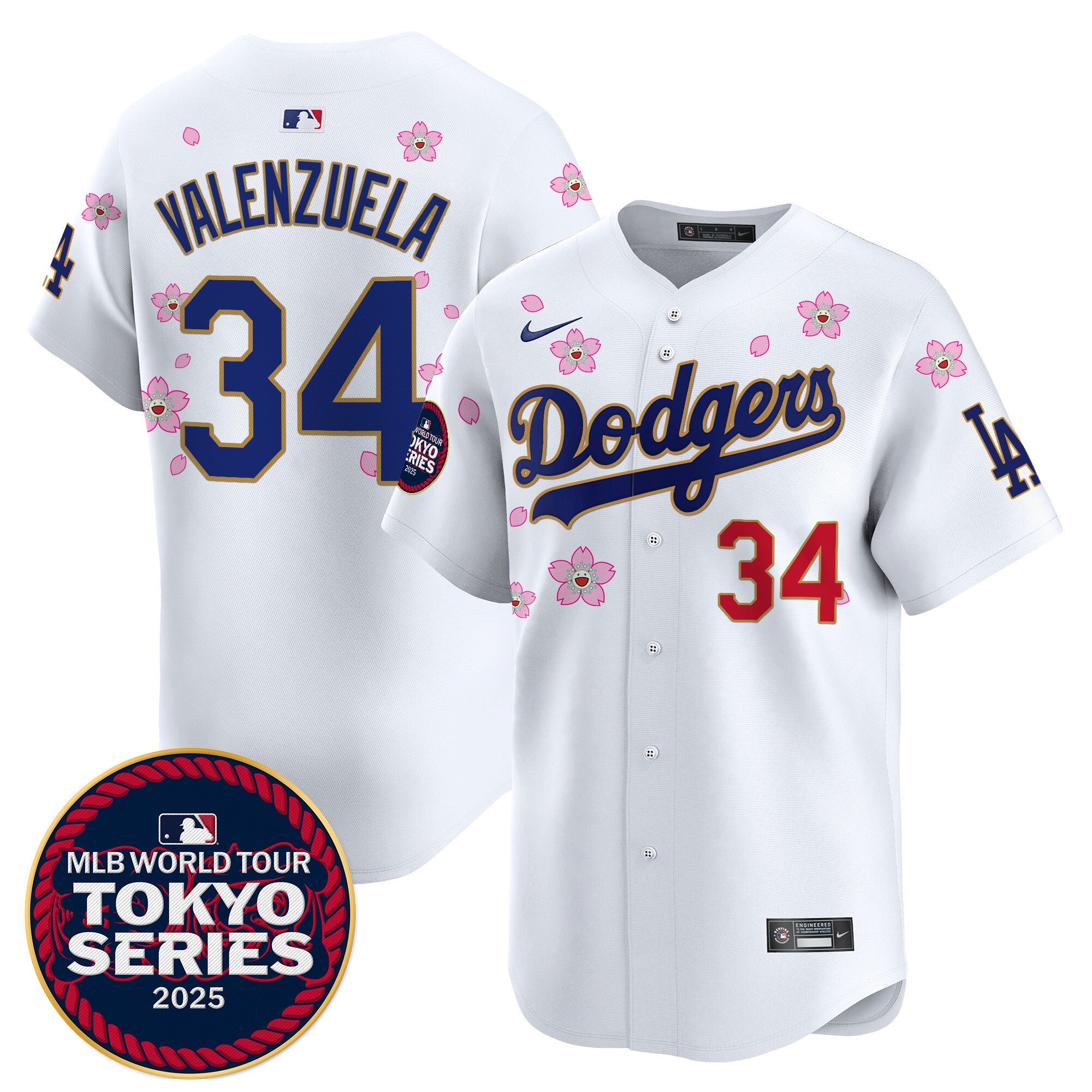 Men’s Tokyo Series 2025 Gold Trim Vapor Premier Limited Jersey – Stitched