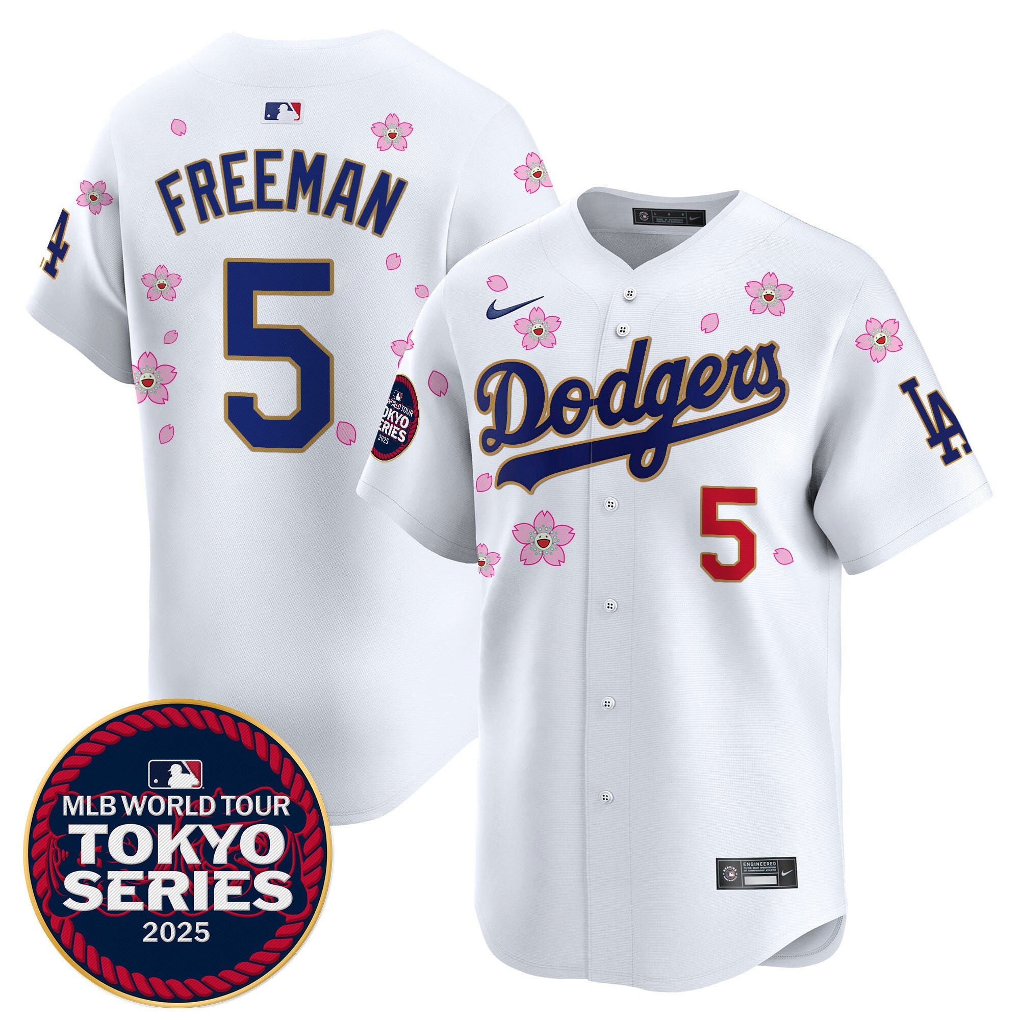 Men’s Tokyo Series 2025 Gold Trim Vapor Premier Limited Jersey – Stitched