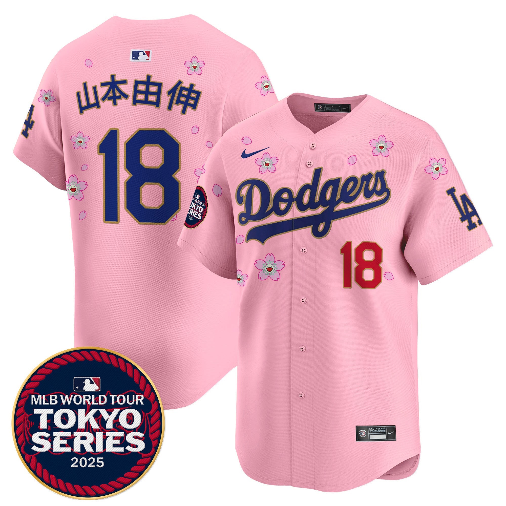 Men’s Tokyo Series 2025 Gold Trim Vapor Premier Limited Jersey – Stitched