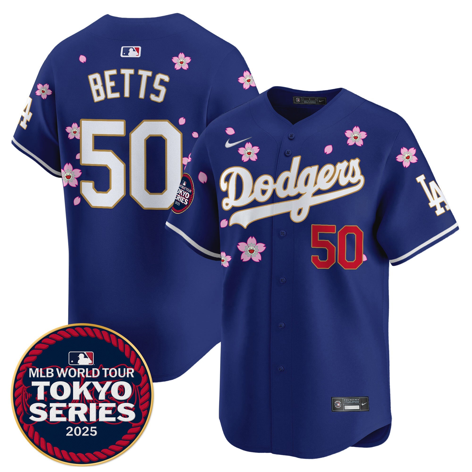 Men’s Tokyo Series 2025 Gold Trim Vapor Premier Limited Jersey – Stitched