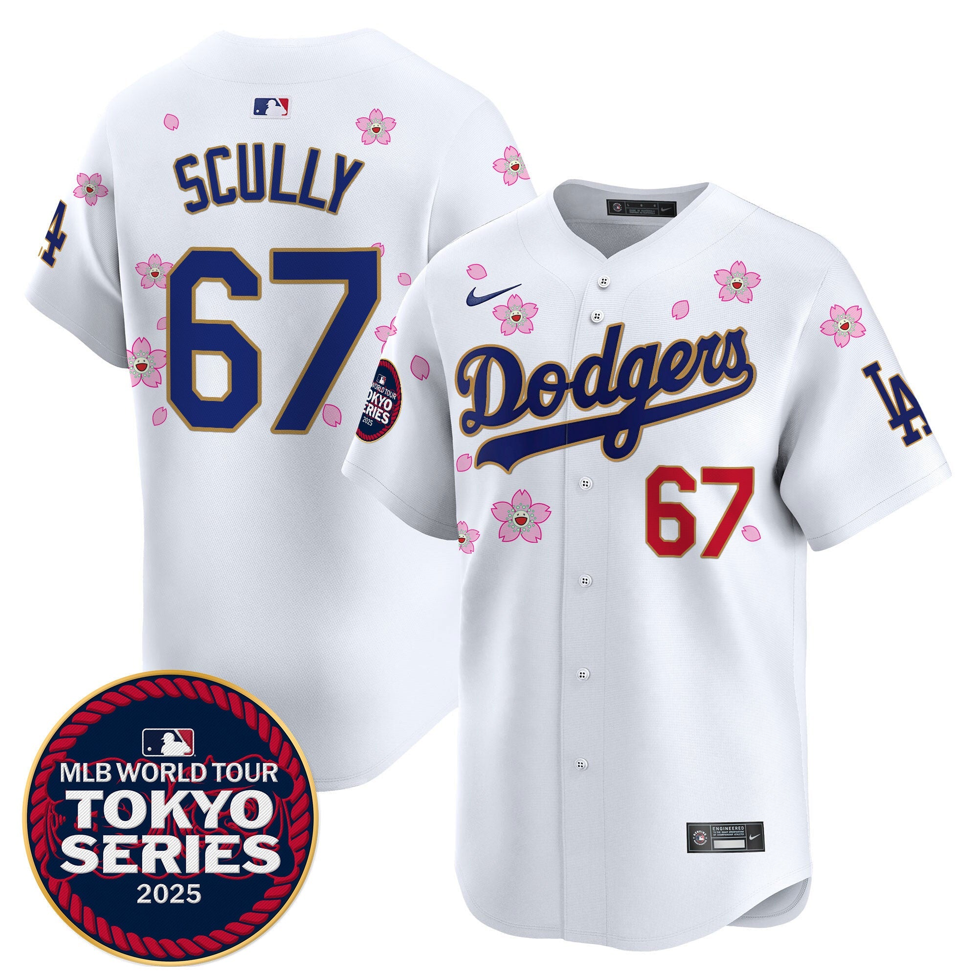 Men’s Tokyo Series 2025 Gold Trim Vapor Premier Limited Jersey – Stitched