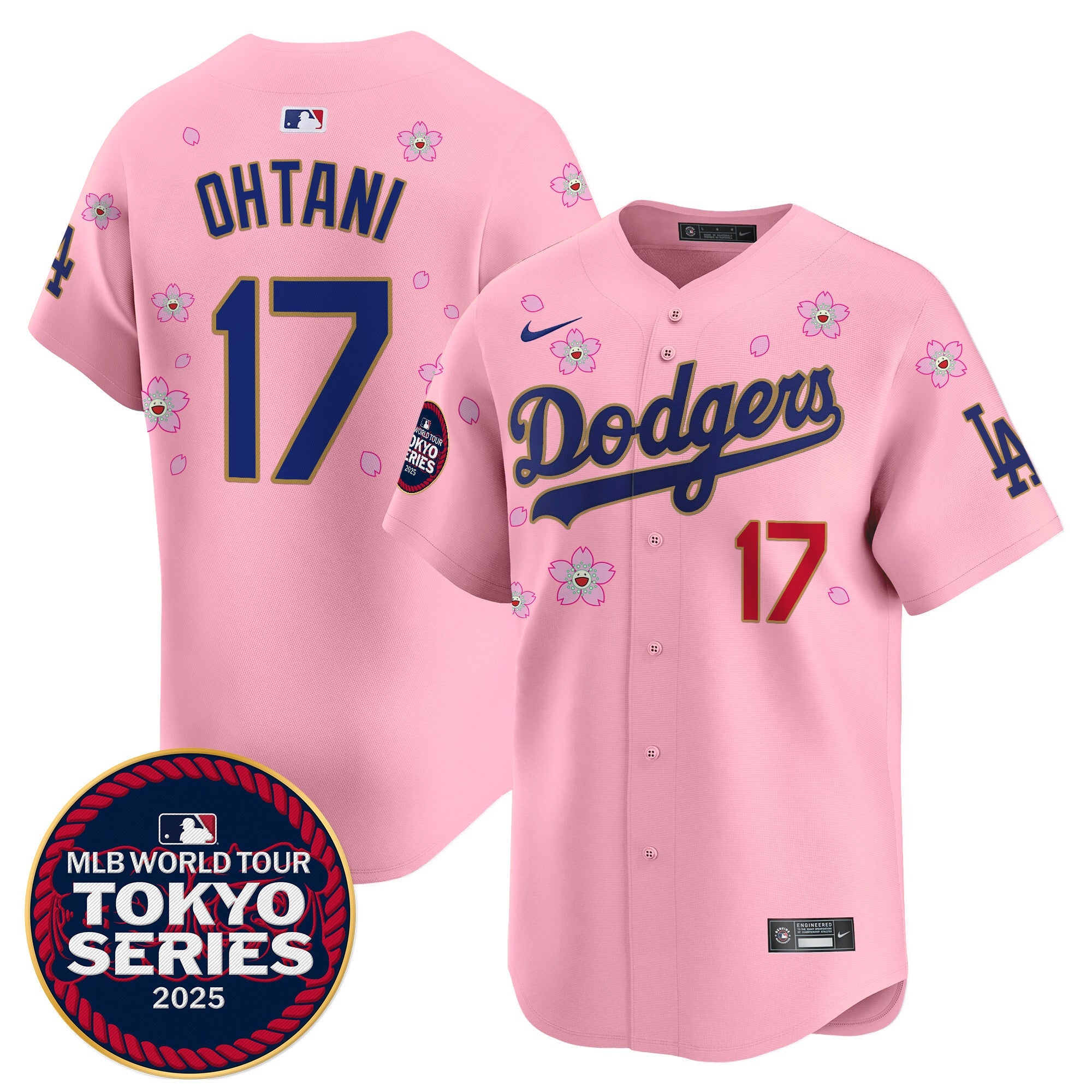 Men’s Tokyo Series 2025 Gold Trim Vapor Premier Limited Jersey – Stitched