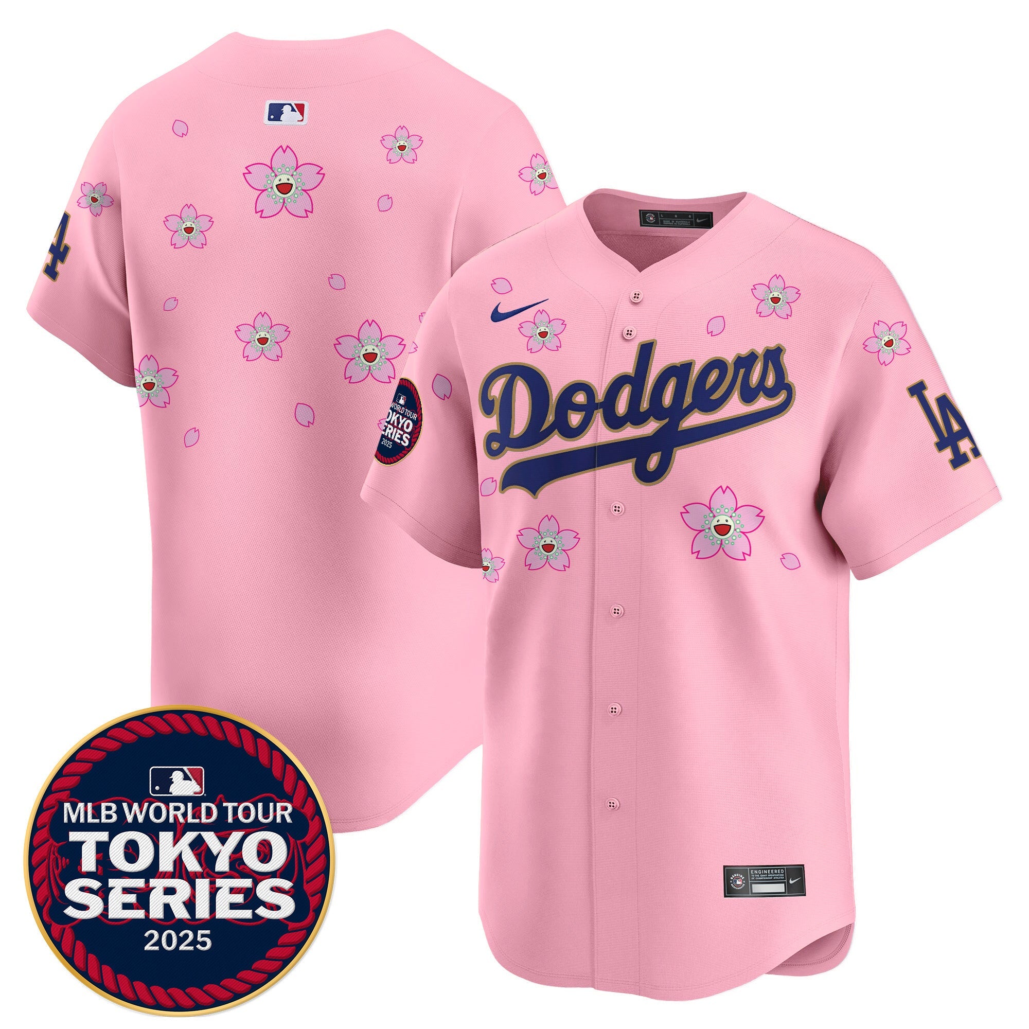 Men’s Tokyo Series 2025 Gold Trim Vapor Premier Limited Jersey – Stitched