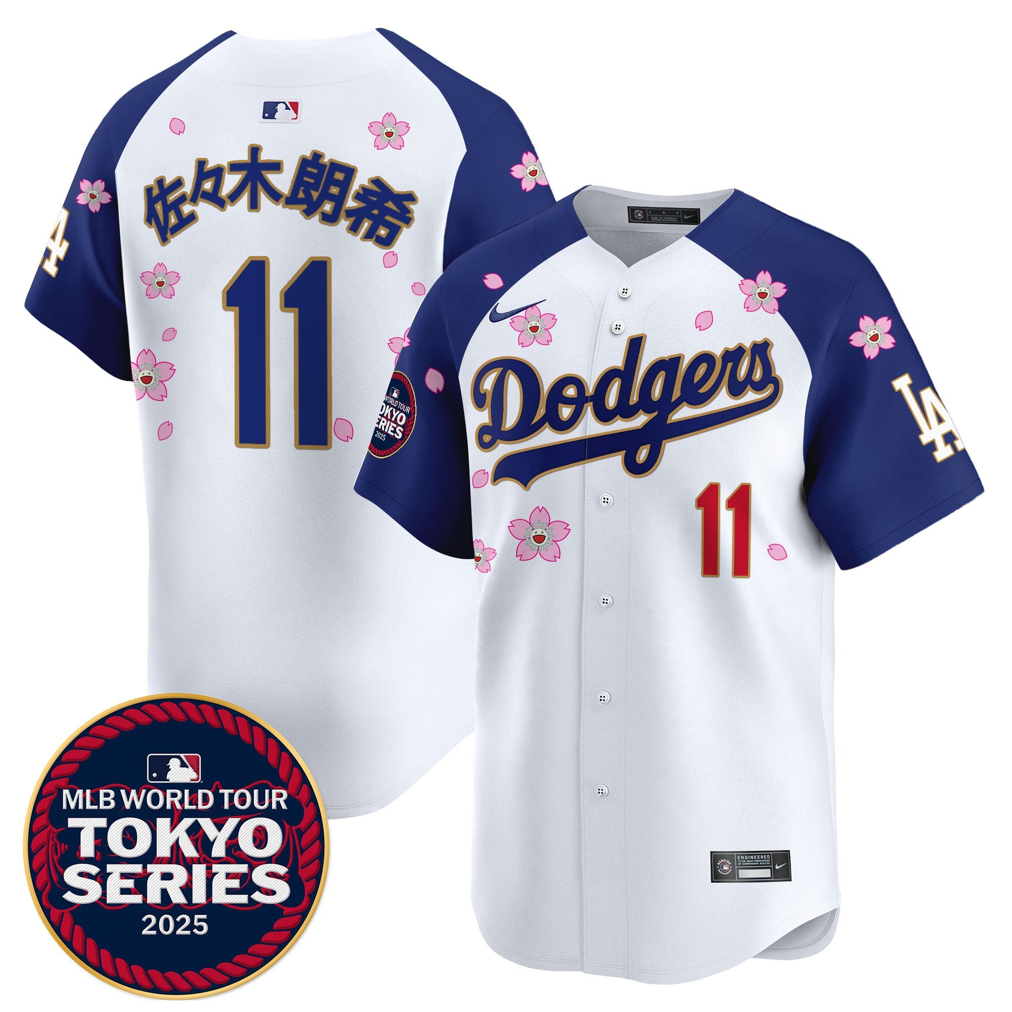 Men’s Tokyo Series 2025 Gold Trim Vapor Premier Limited Jersey – Stitched