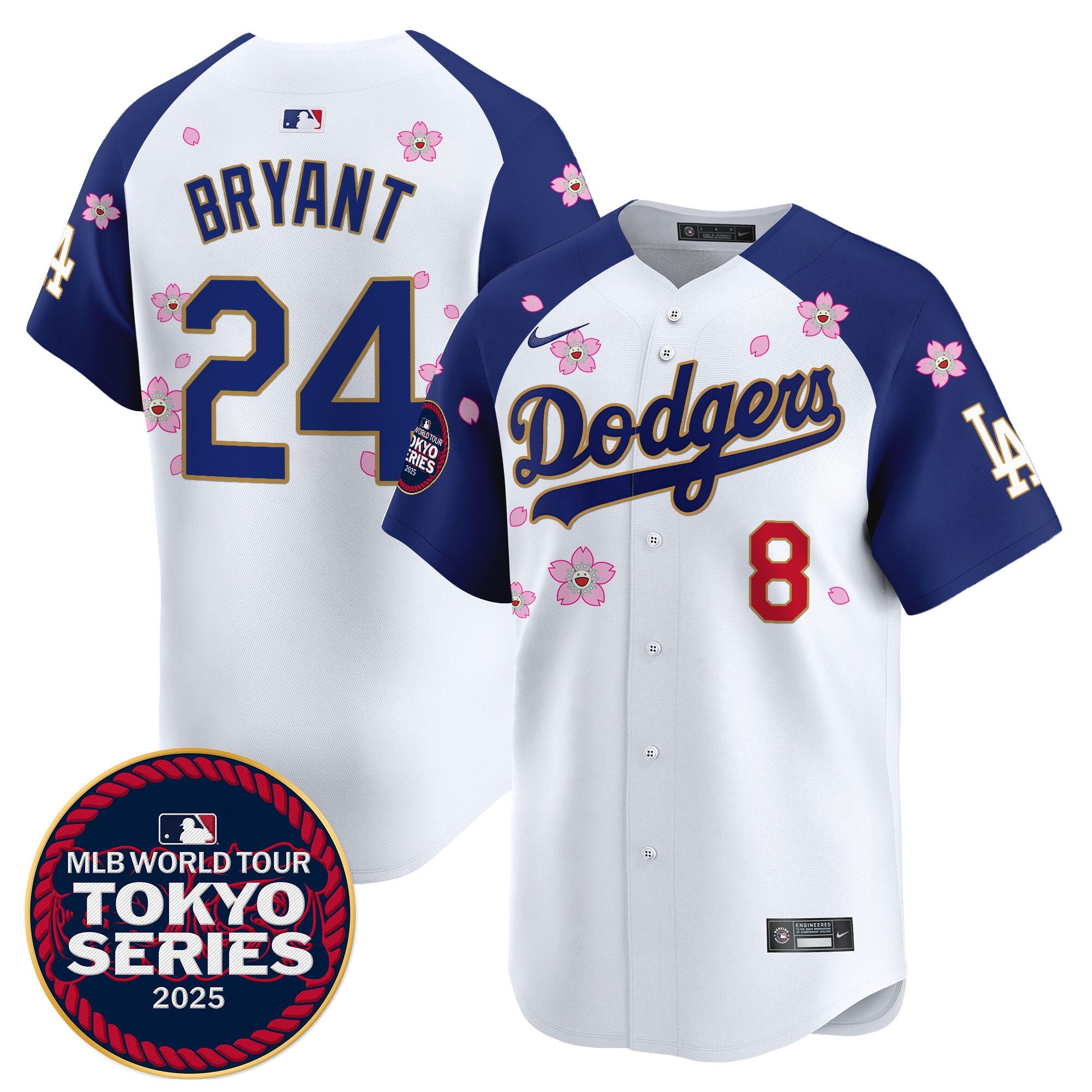 Men’s Tokyo Series 2025 Gold Trim Vapor Premier Limited Jersey – Stitched