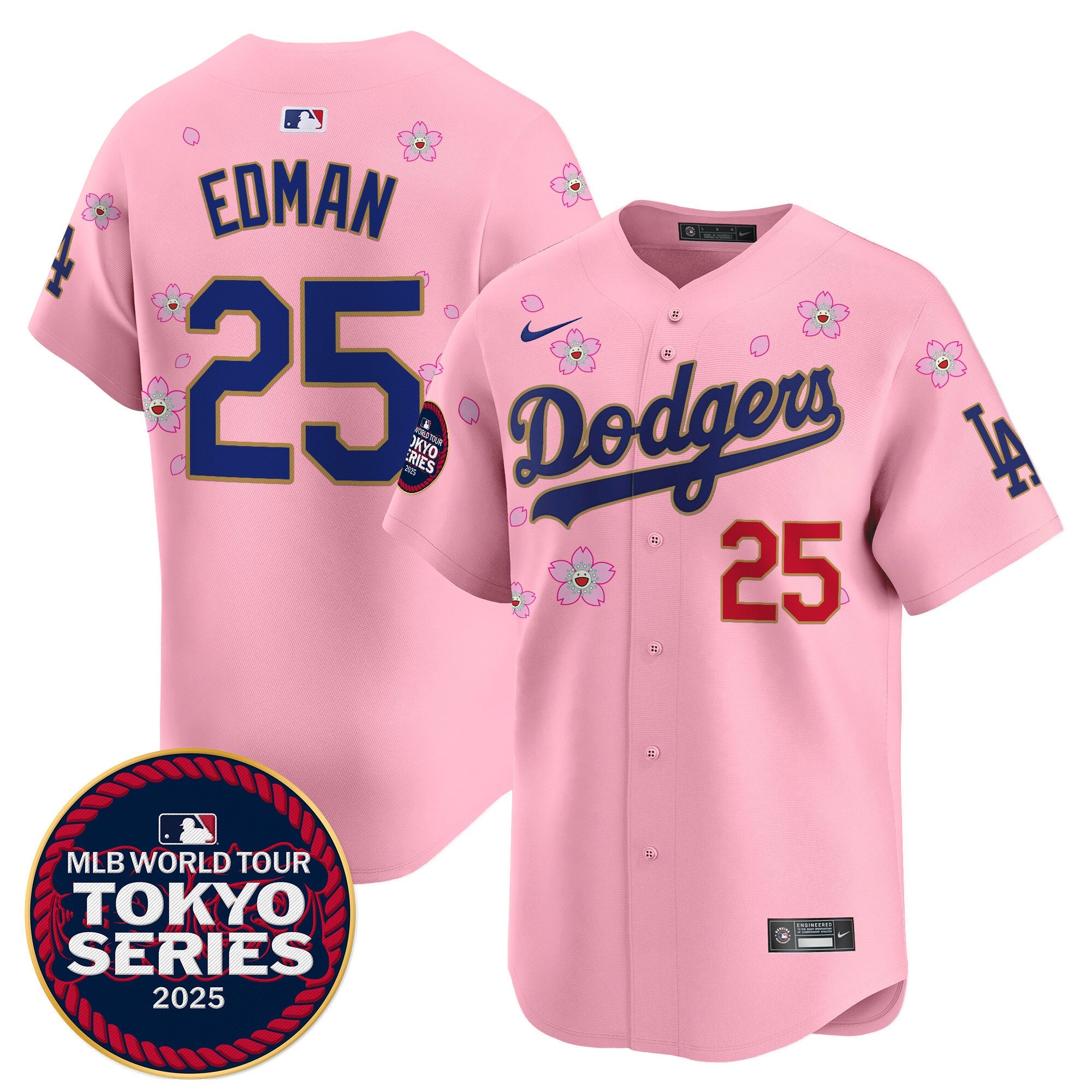 Men’s Tokyo Series 2025 Gold Trim Vapor Premier Limited Jersey – Stitched