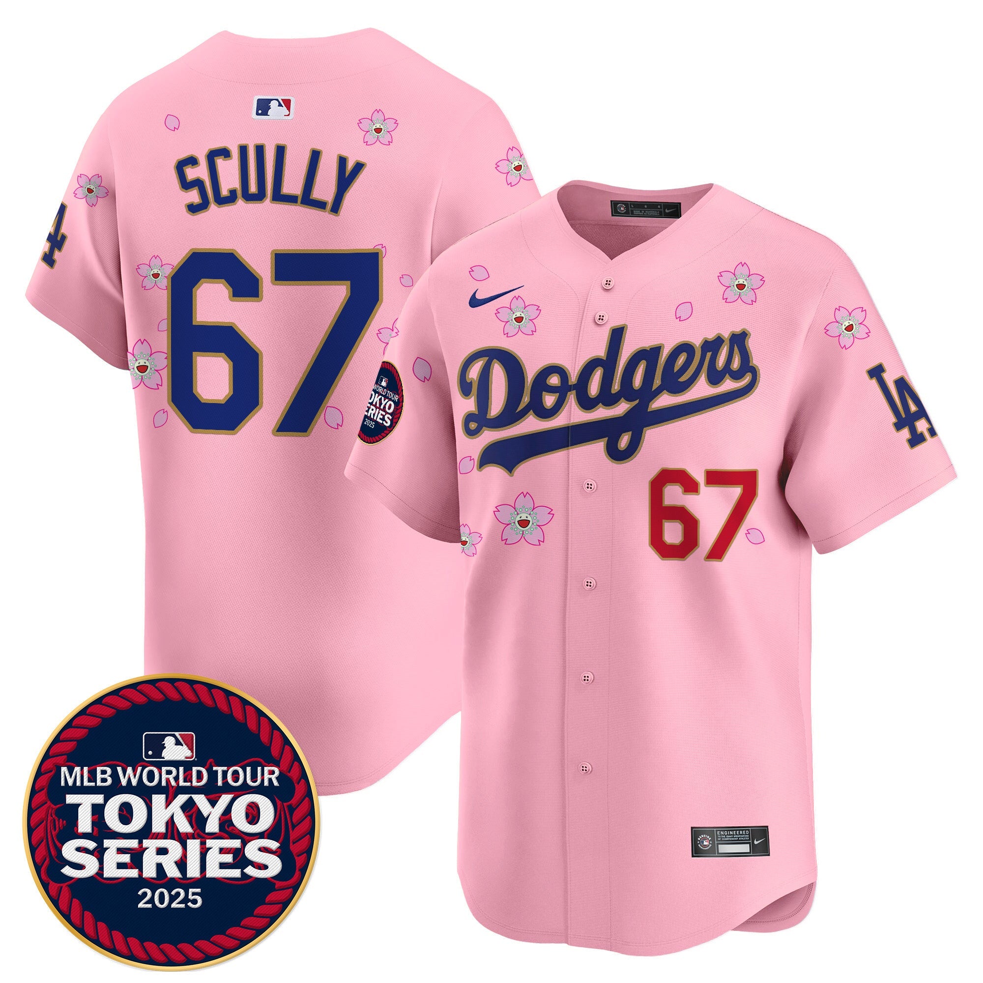 Men’s Tokyo Series 2025 Gold Trim Vapor Premier Limited Jersey – Stitched