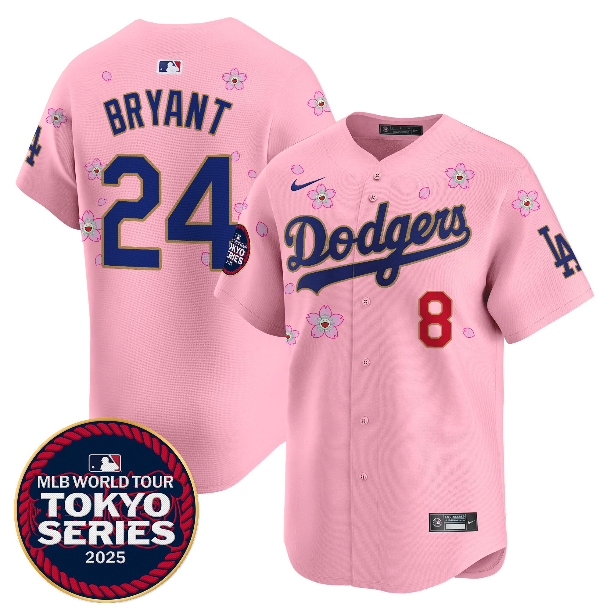 Men’s Tokyo Series 2025 Gold Trim Vapor Premier Limited Jersey – Stitched