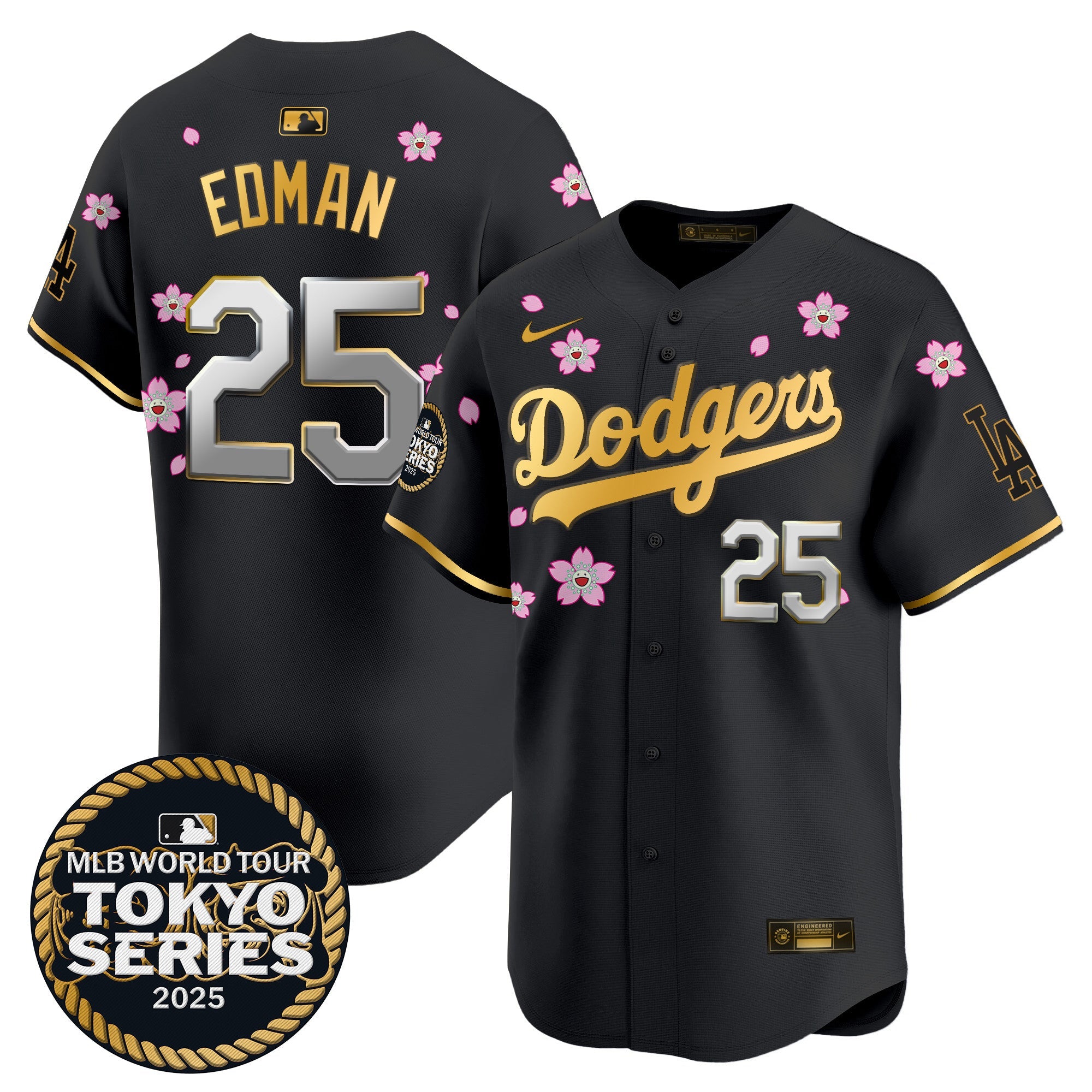 Men’s Tokyo Series 2025 Gold Trim Vapor Premier Limited Jersey V2 – Stitched