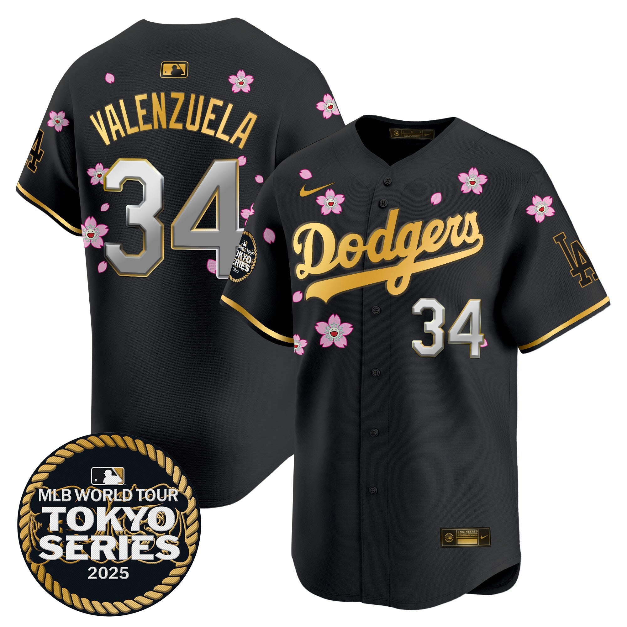 Men’s Tokyo Series 2025 Gold Trim Vapor Premier Limited Jersey V2 – Stitched