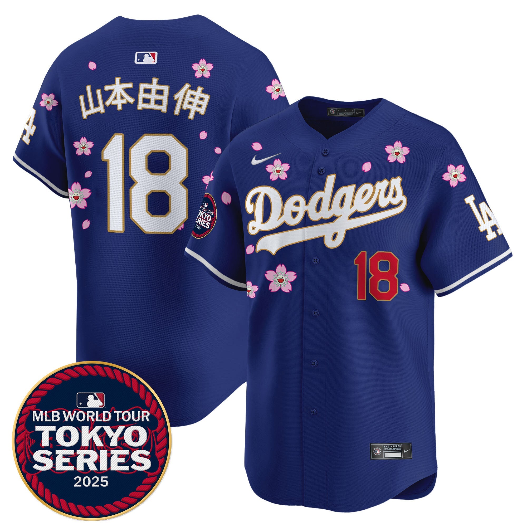 Men’s Tokyo Series 2025 Gold Trim Vapor Premier Limited Jersey V2 – Stitched