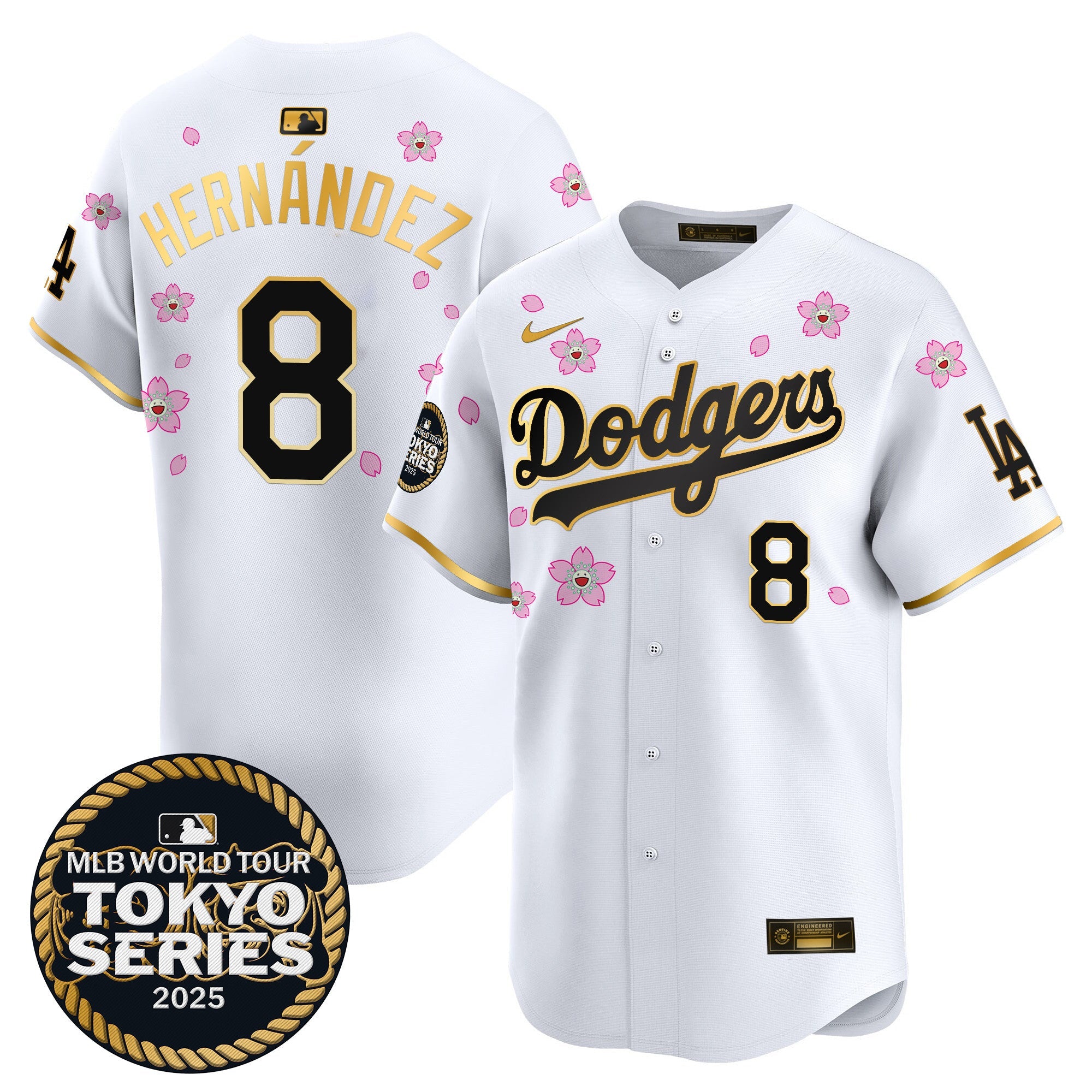 Men’s Tokyo Series 2025 Gold Trim Vapor Premier Limited Jersey V2 – Stitched