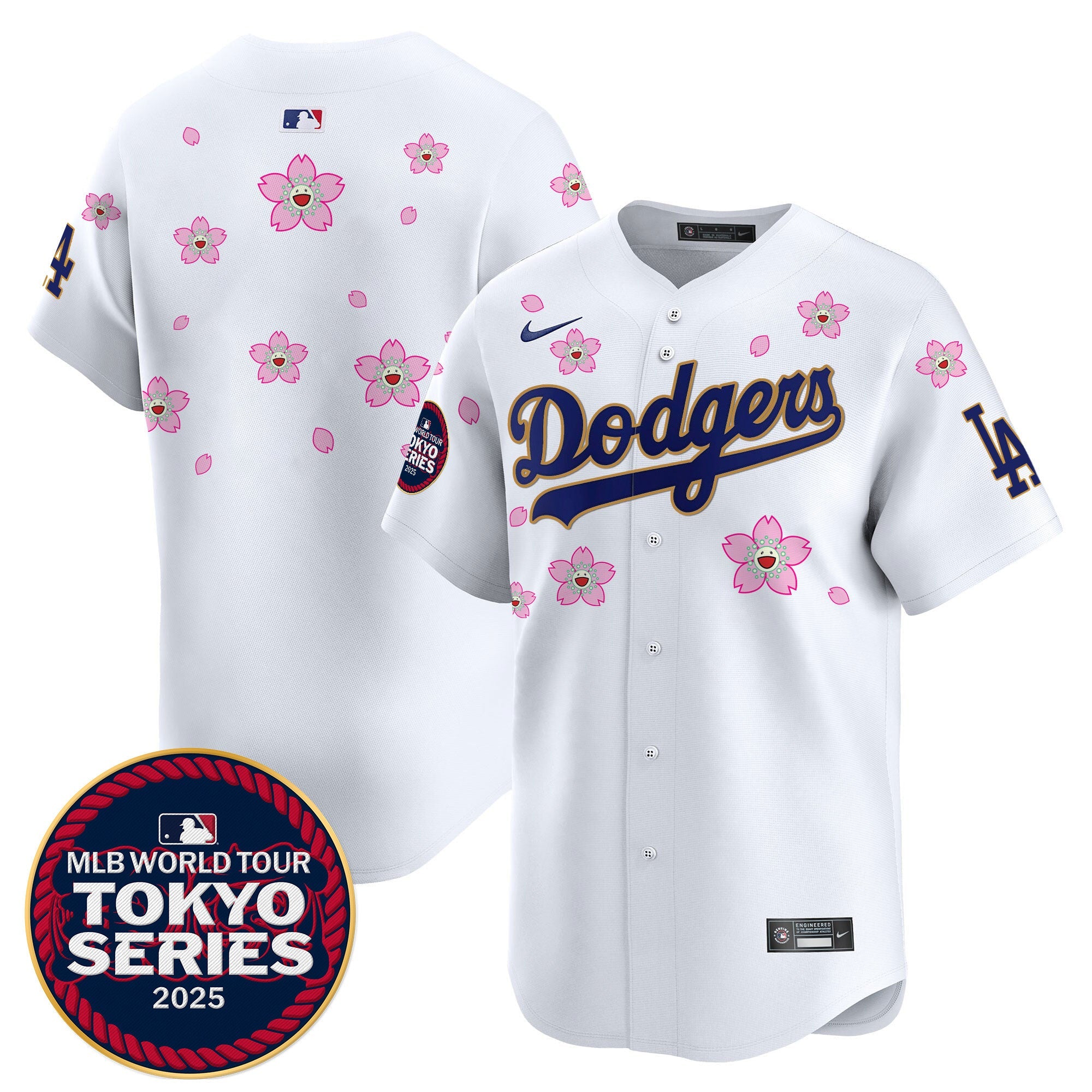Men’s Tokyo Series 2025 Gold Trim Vapor Premier Limited Jersey V2 – Stitched