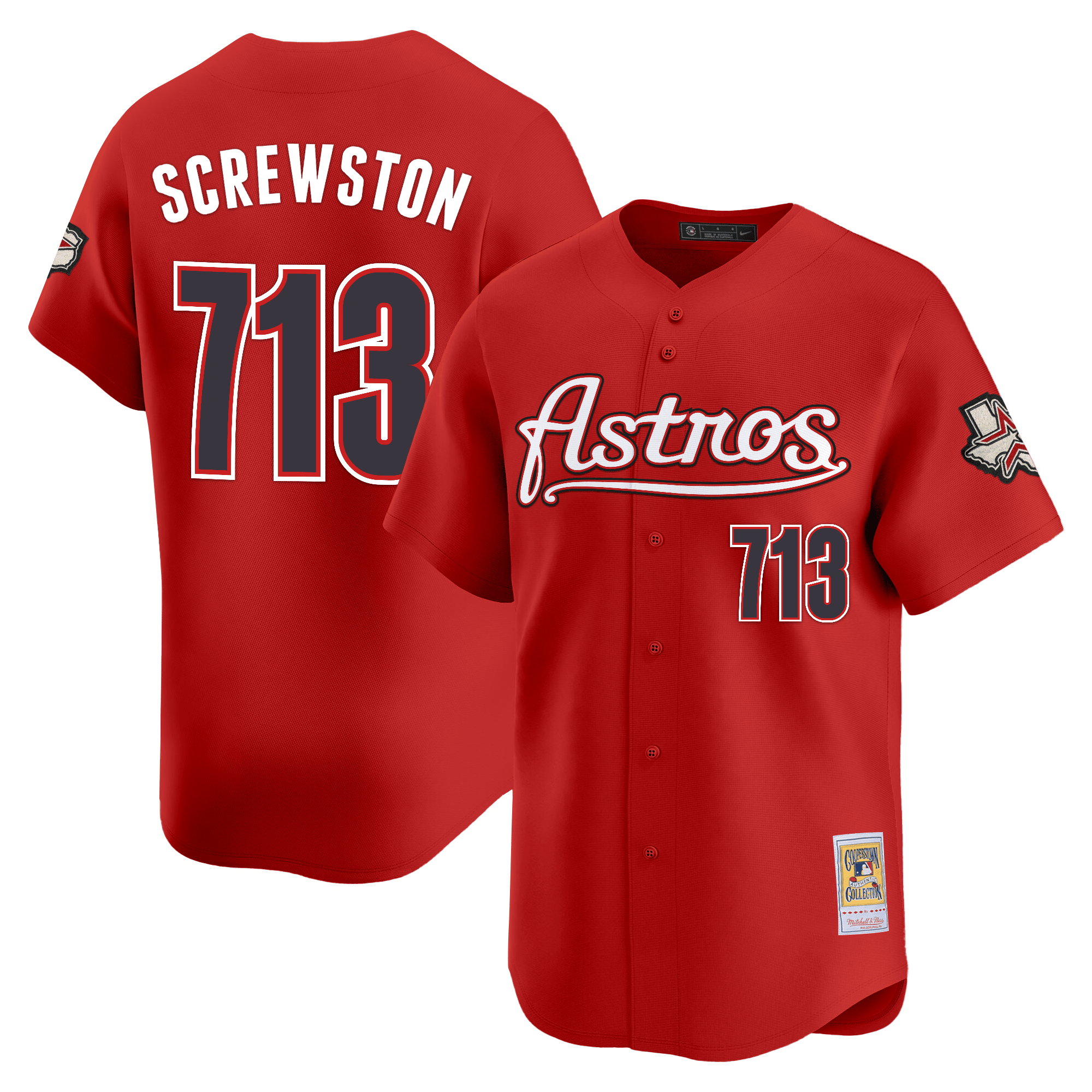 Men’s Houston Throwback Vapor Premier Limited Jersey