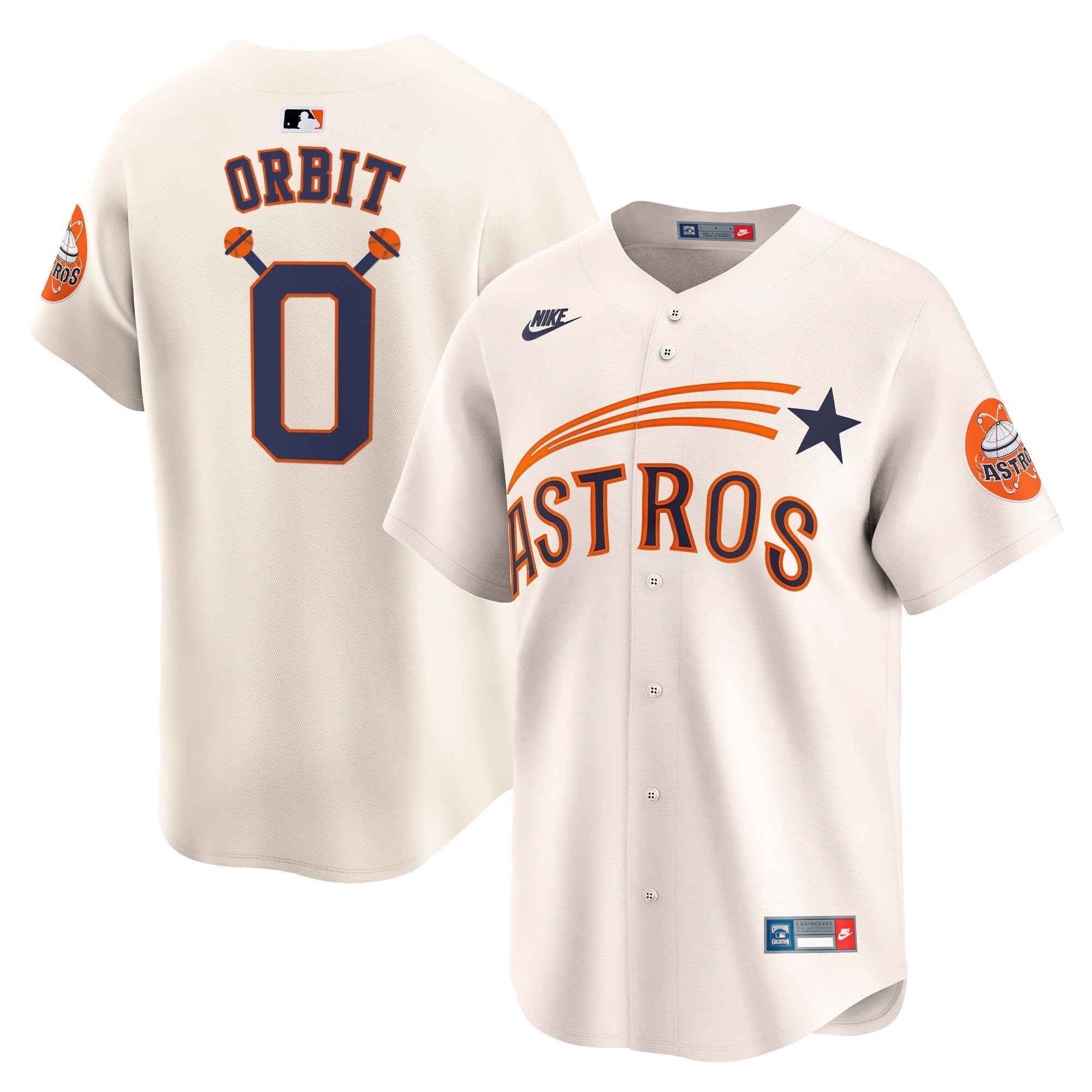 Men’s Houston Throwback Vapor Premier Limited Jersey