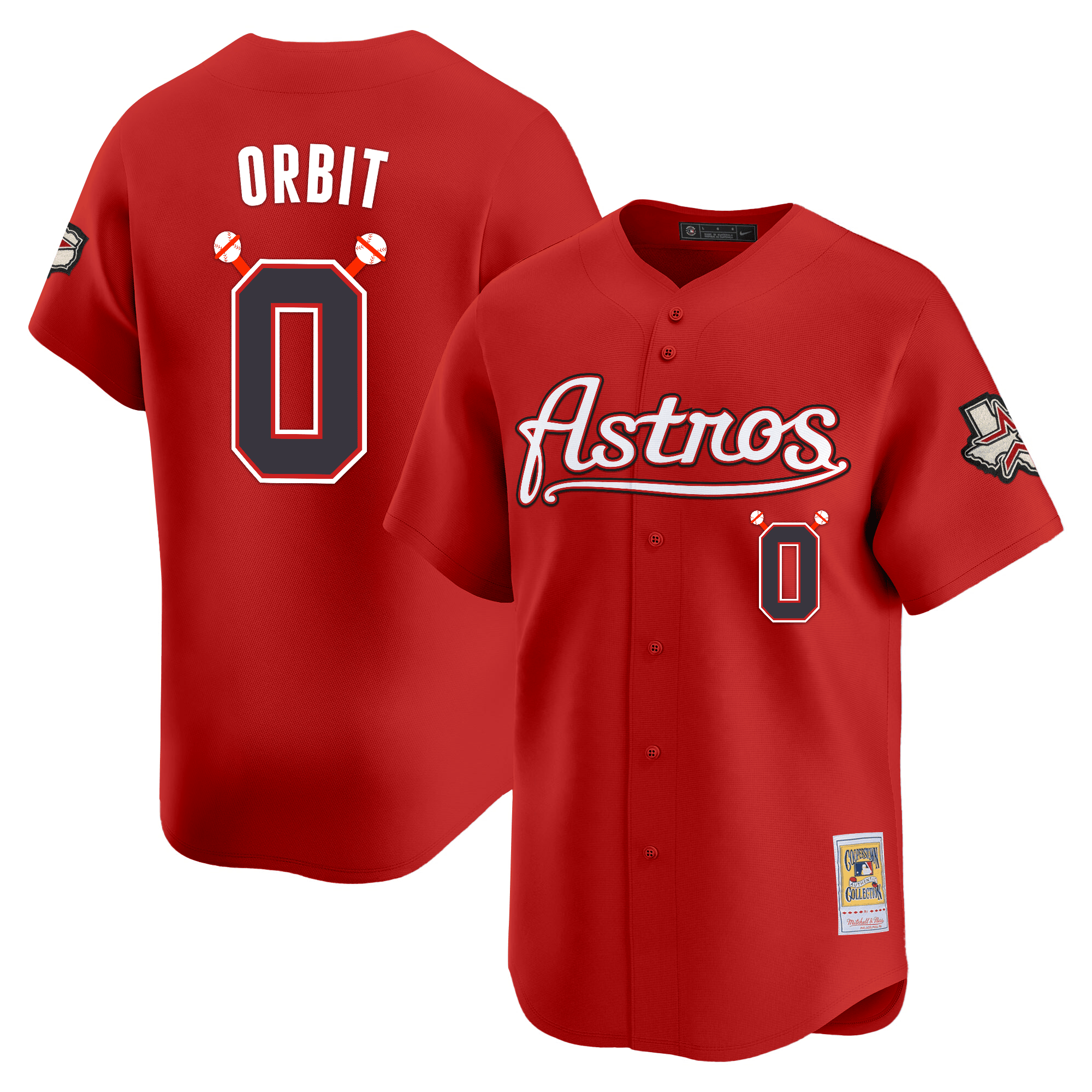 Men’s Houston Throwback Vapor Premier Limited Jersey