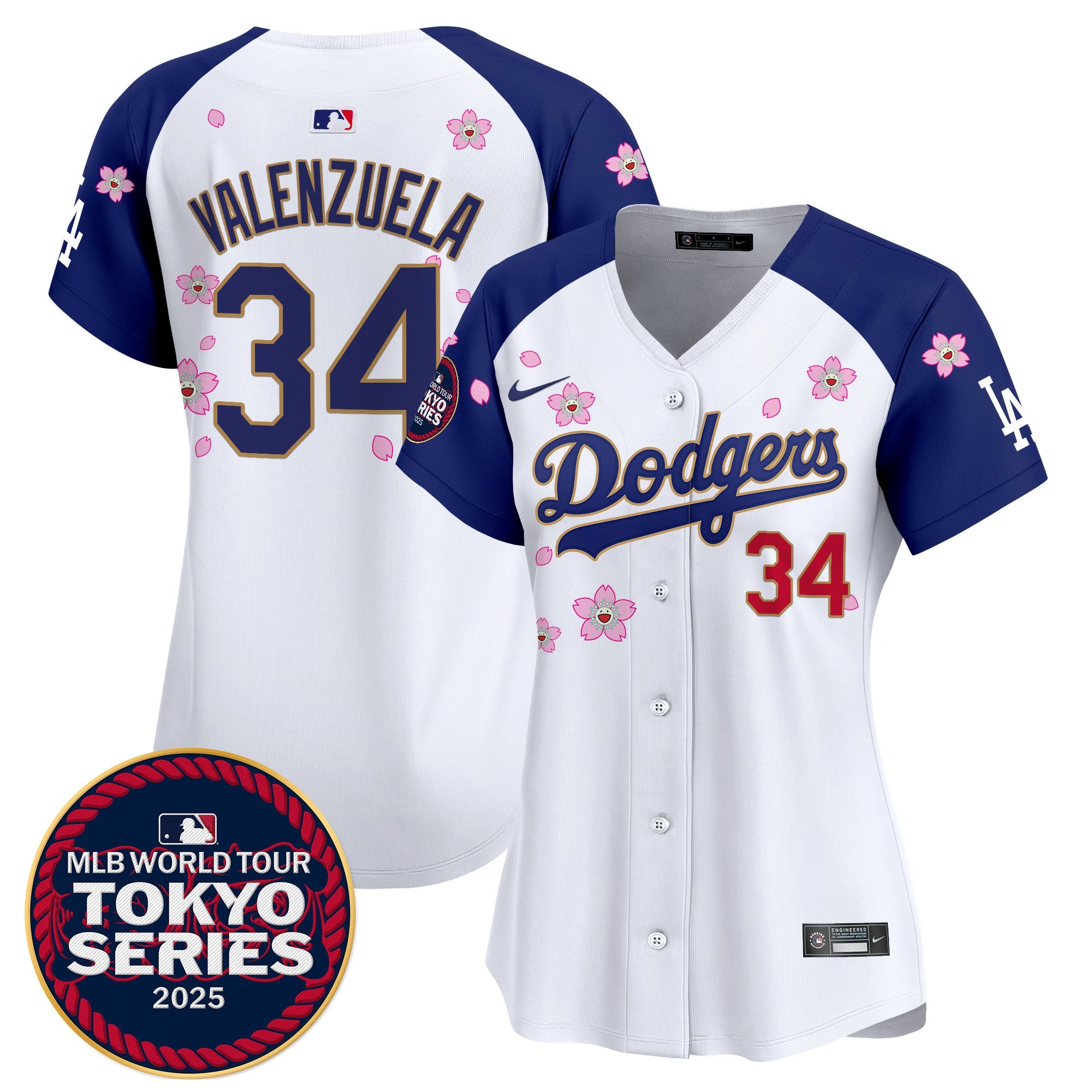 Women’s Tokyo Series 2025 Gold Trim Vapor Premier Limited Jersey – Stitched