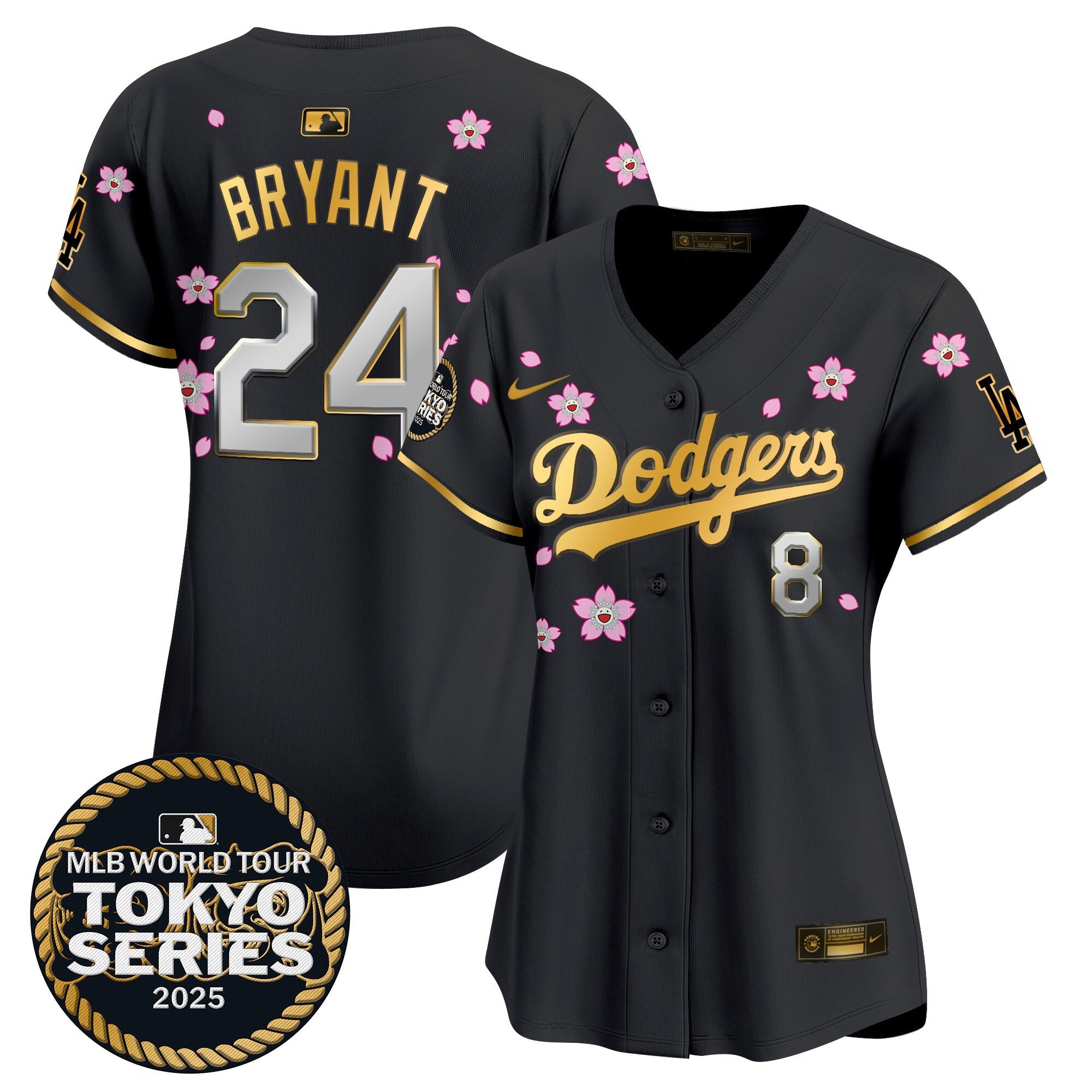Women’s Tokyo Series 2025 Gold Trim Vapor Premier Limited Jersey V2 – Stitched