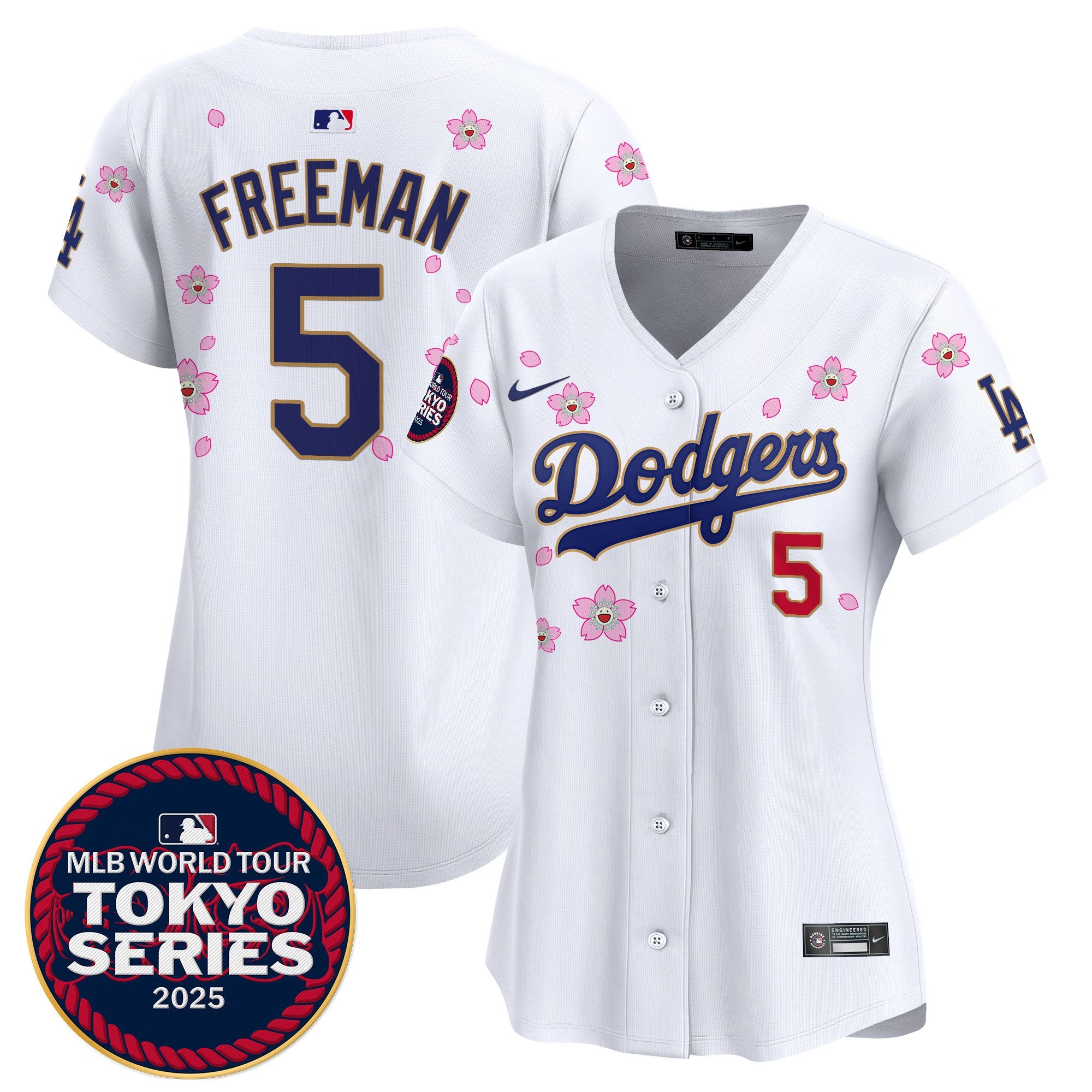 Women’s Tokyo Series 2025 Gold Trim Vapor Premier Limited Jersey V2 – Stitched