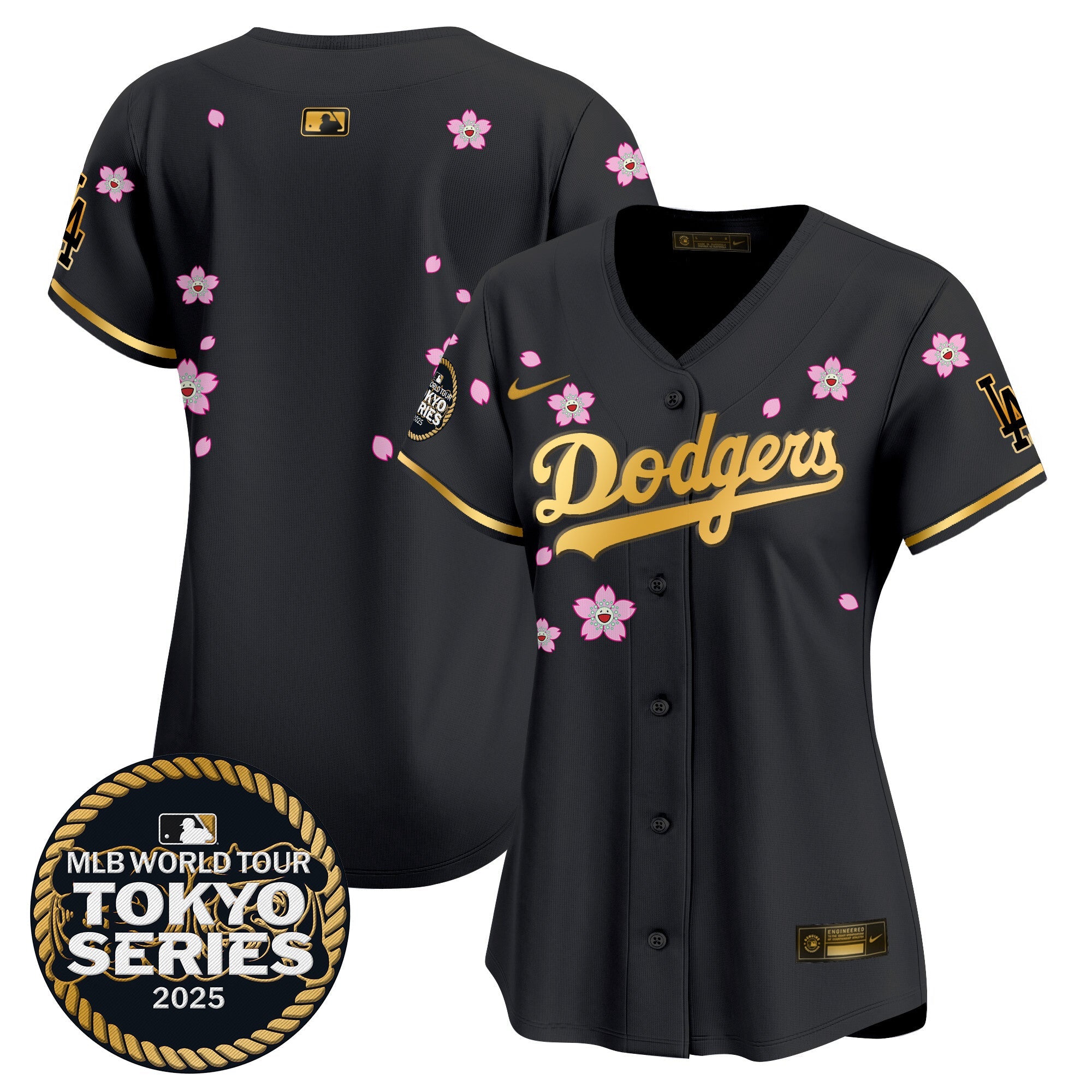 Women’s Tokyo Series 2025 Gold Trim Vapor Premier Limited Jersey V2 – Stitched
