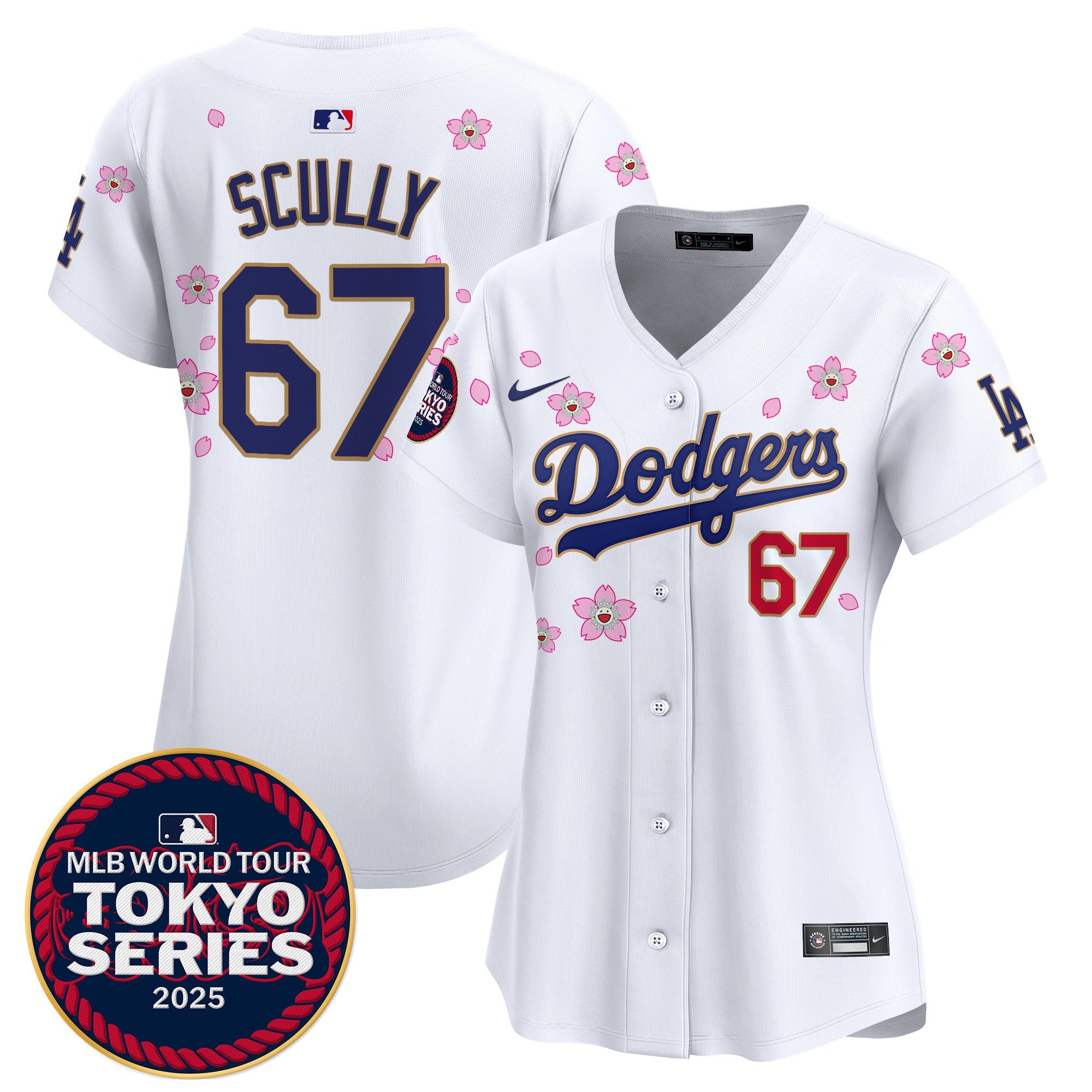 Women’s Tokyo Series 2025 Gold Trim Vapor Premier Limited Jersey V2 – Stitched