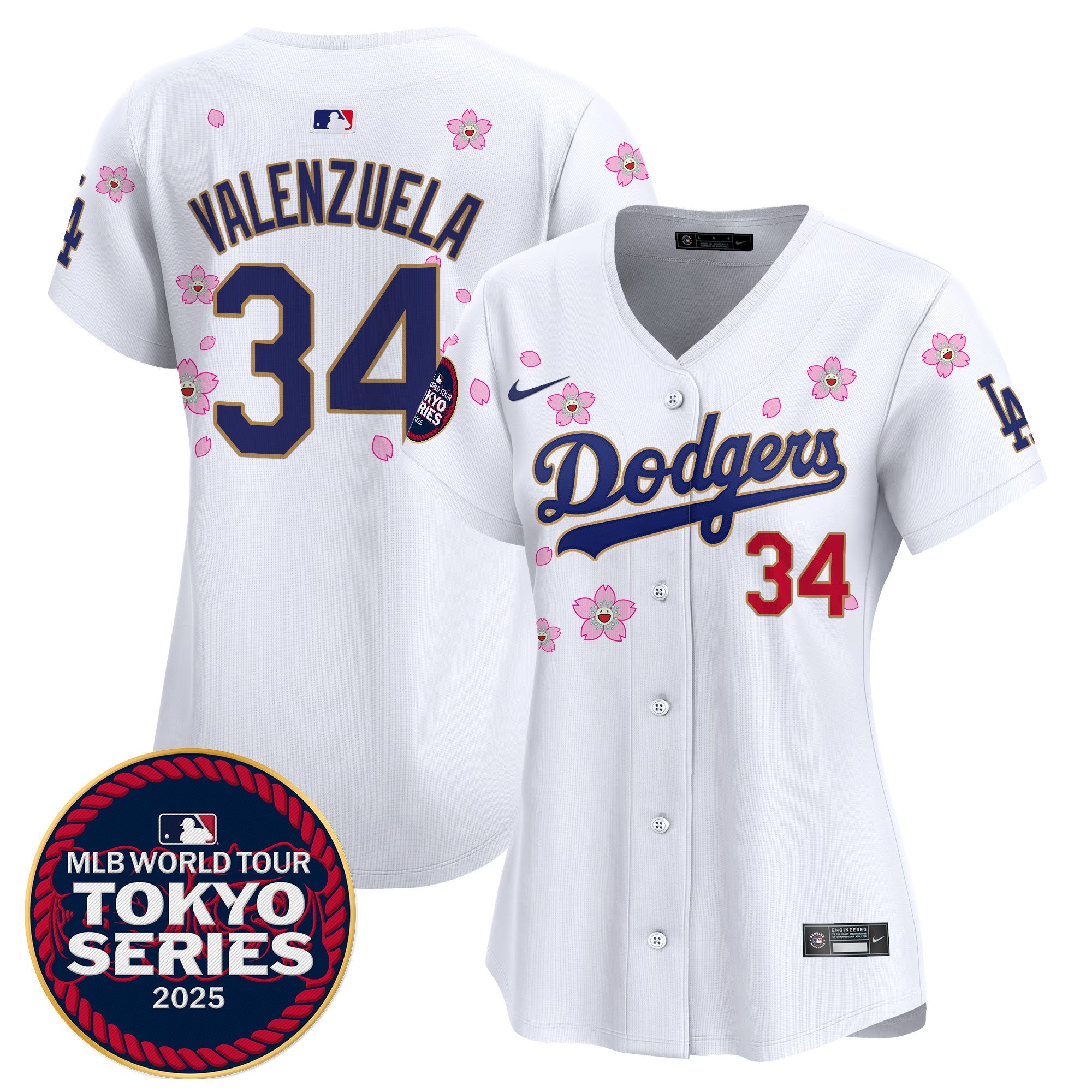Women’s Tokyo Series 2025 Gold Trim Vapor Premier Limited Jersey V2 – Stitched
