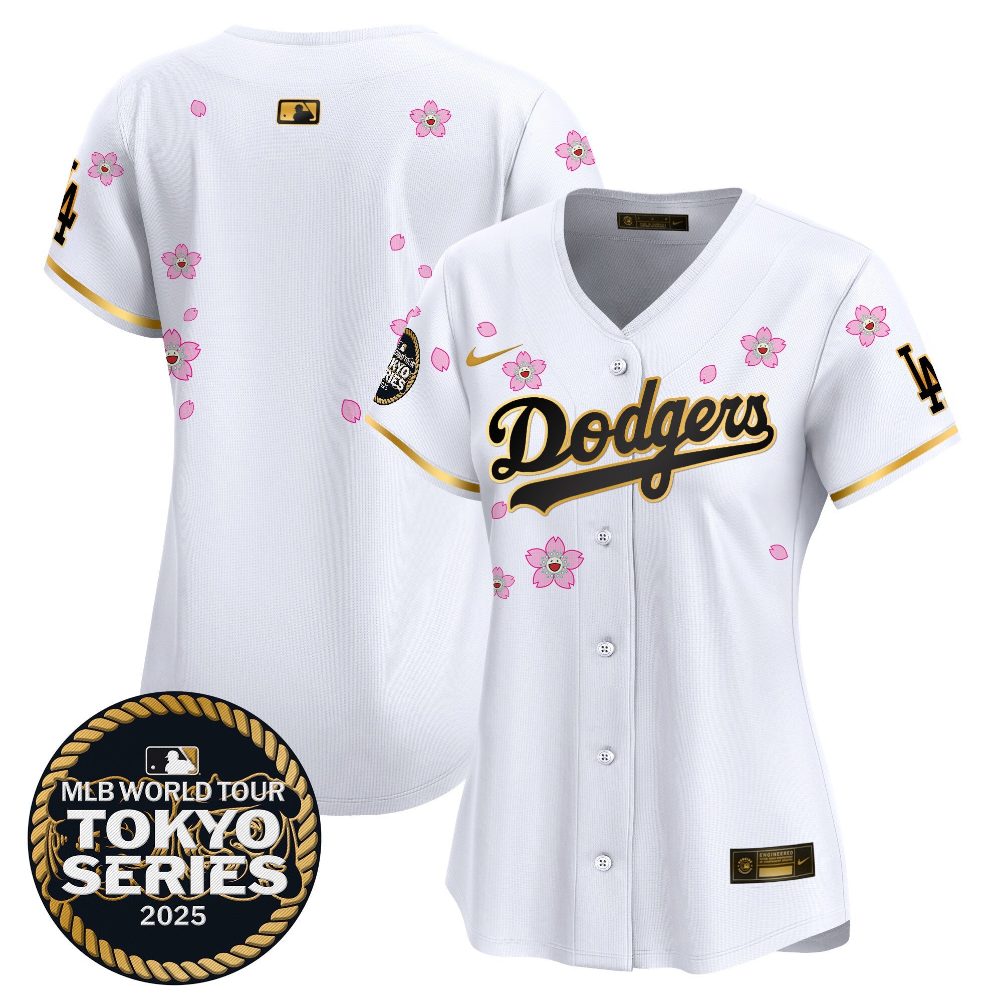 Women’s Tokyo Series 2025 Gold Trim Vapor Premier Limited Jersey V2 – Stitched