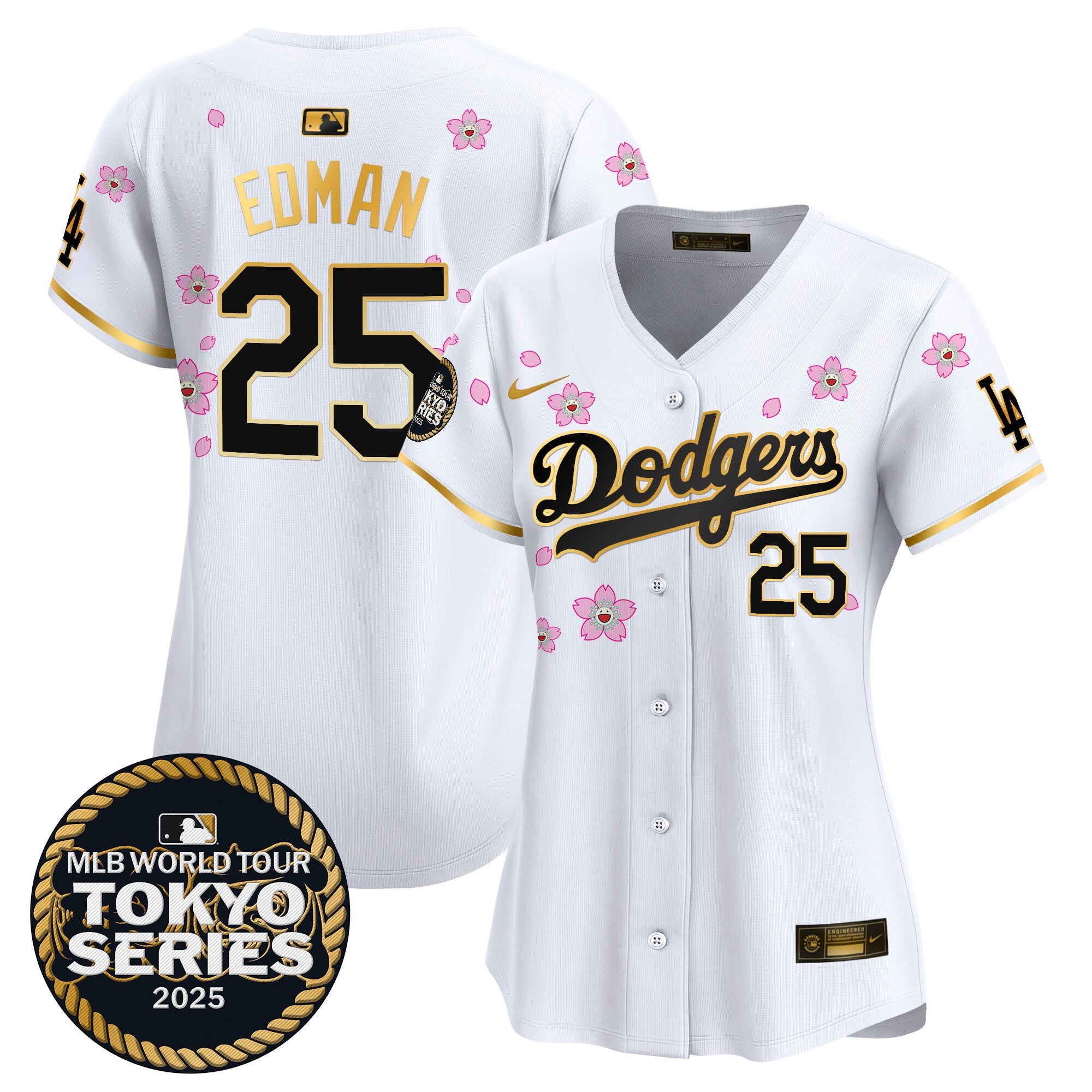 Women’s Tokyo Series 2025 Gold Trim Vapor Premier Limited Jersey V2 – Stitched